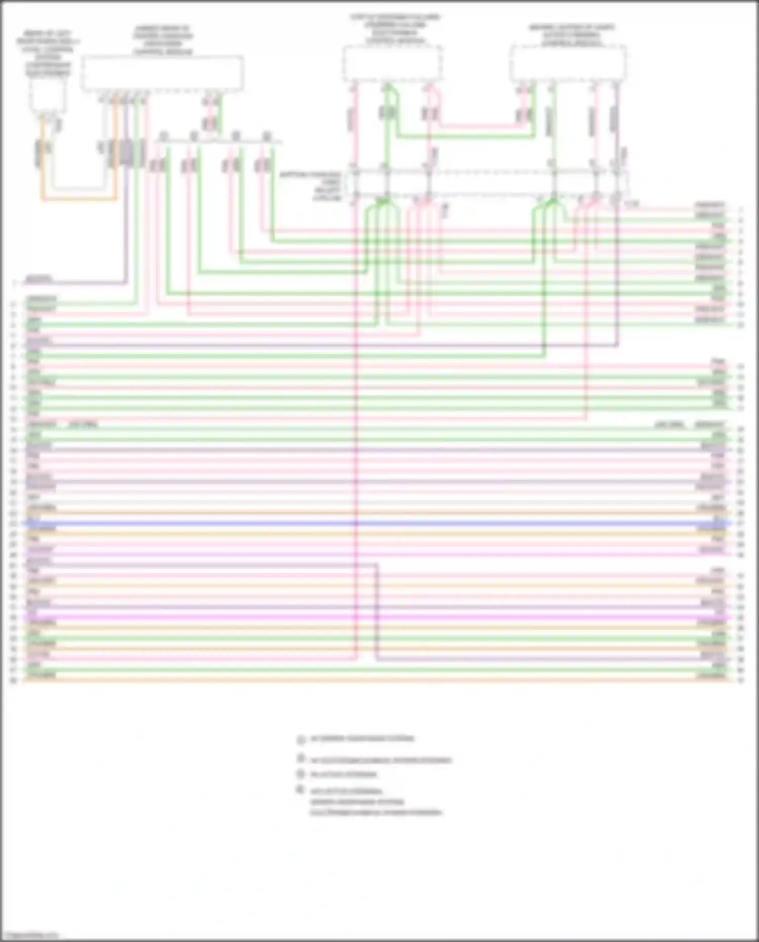 Wiring diagram electromechanical power steering for Audi A6 C8 (2018-2023) (1 of 1)