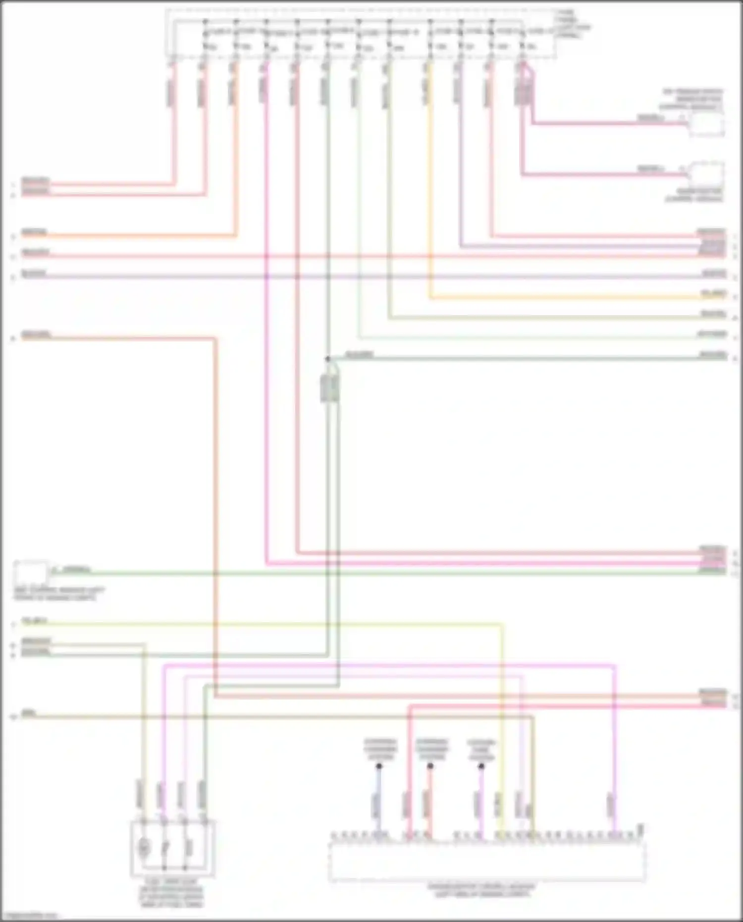 Wiring diagram fuse panel a for Audi A6 C8 (2018-2023) (13 of 13)