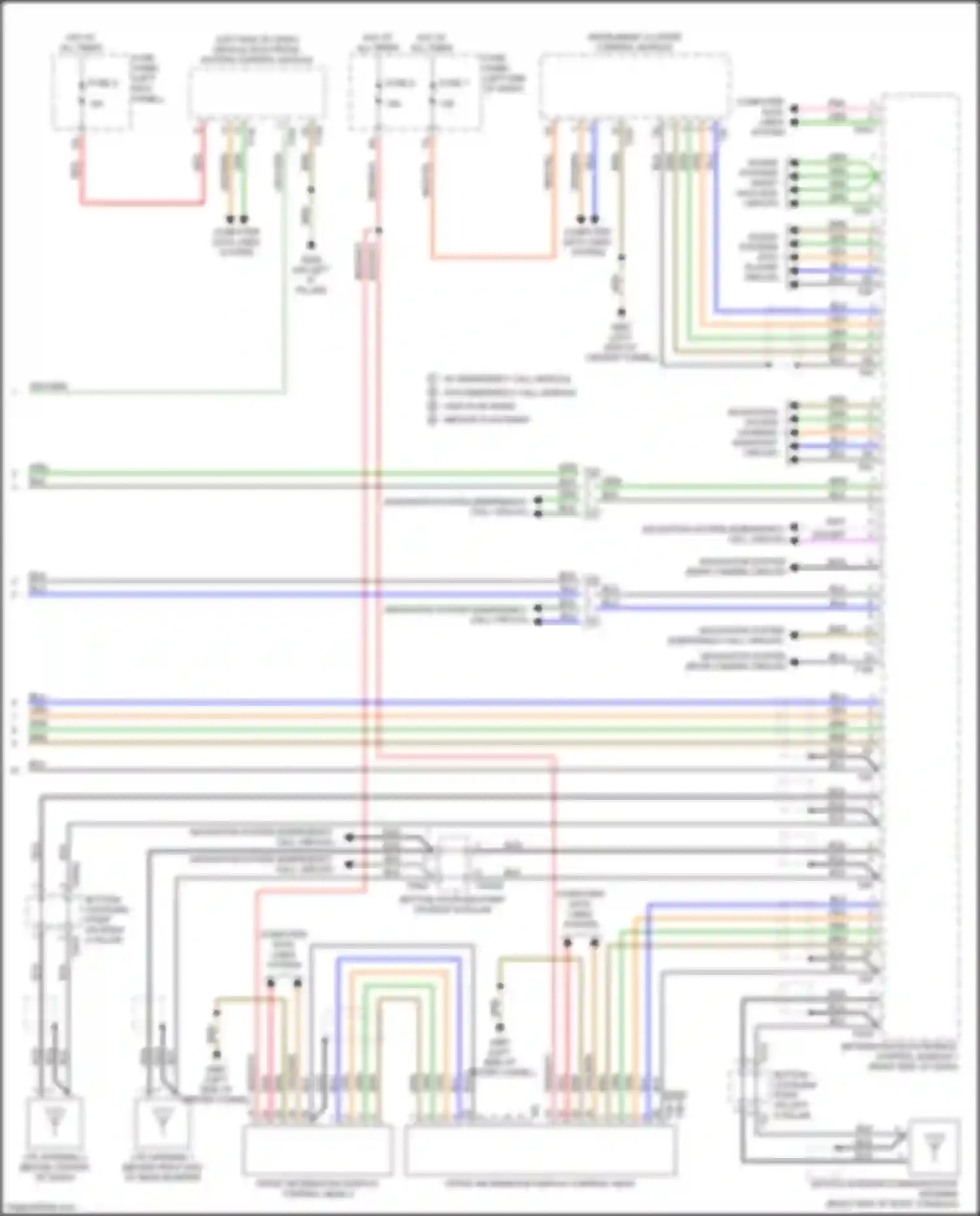 Wiring diagram fuse panel f for Audi A6 C8 (2018-2023) (26 of 40)