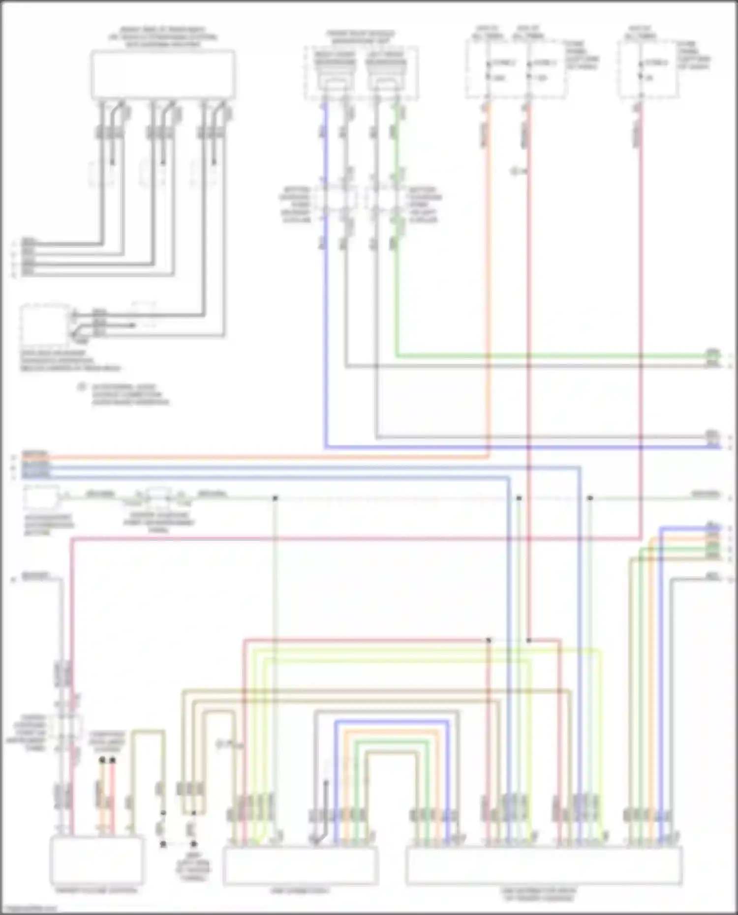 Wiring diagram fuse panel g for Audi A6 C8 (2018-2023) (5 of 16)