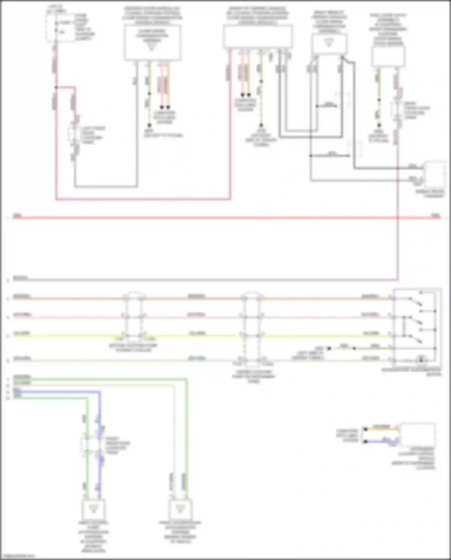 Wiring diagram fuse panel m for Audi A6 C8 (2018-2023) (11 of 20)