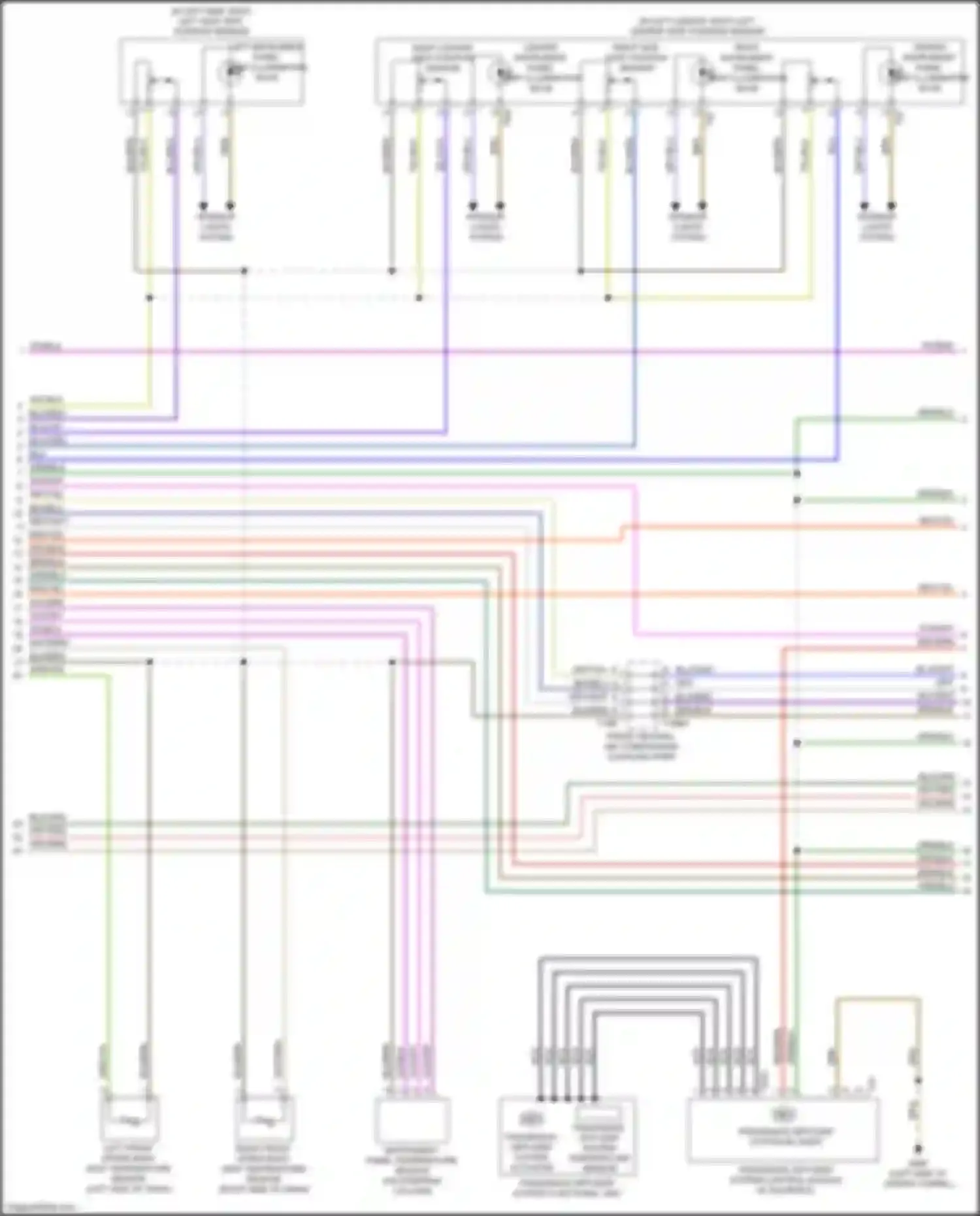 Wiring diagram grn/yel for Audi A6 C8 (2018-2023) (15 of 23)