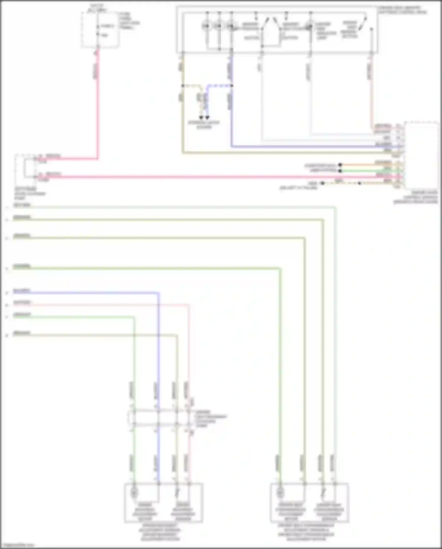 Wiring diagram gry/red for Audi A6 C8 (2018-2023) (45 of 50)