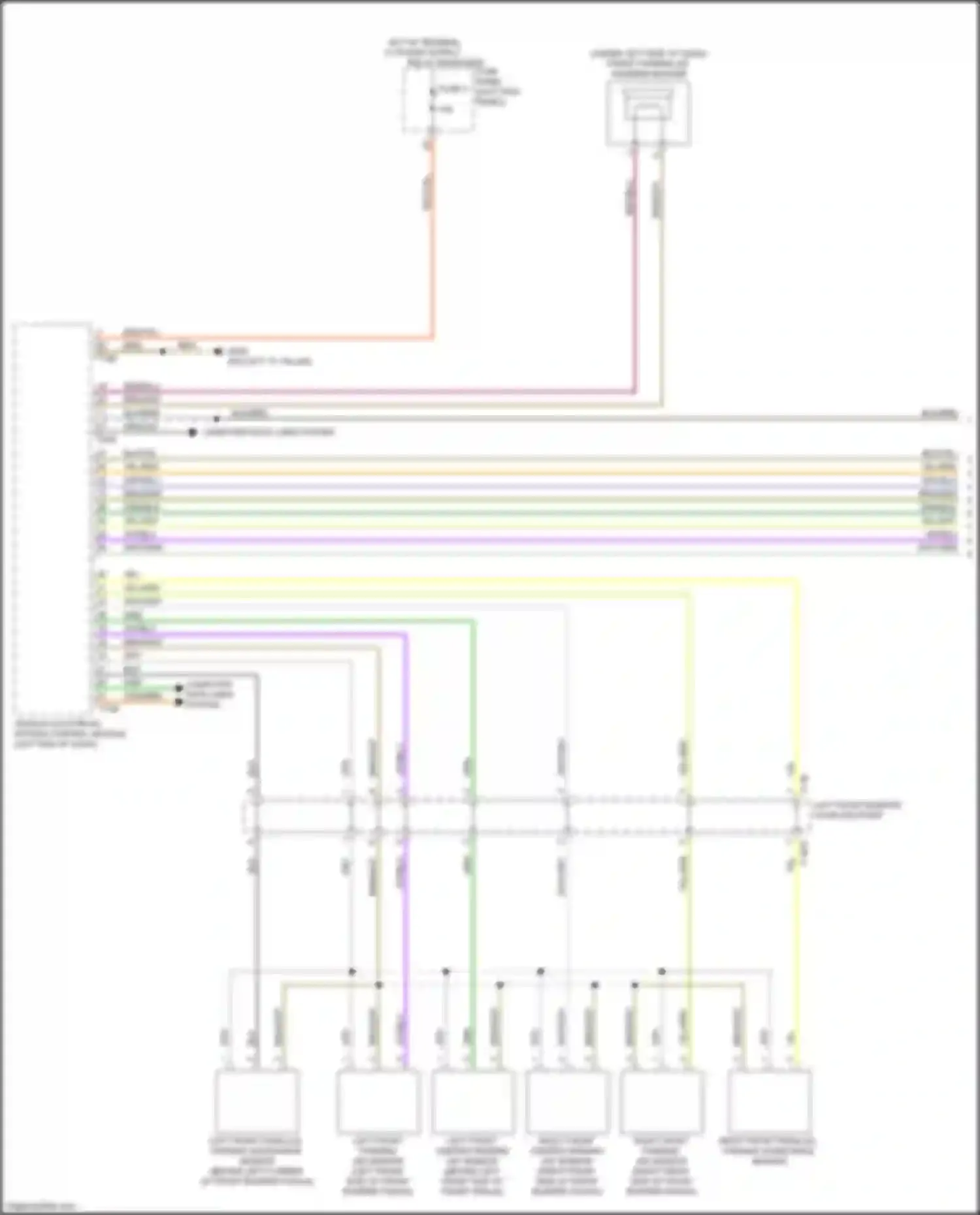 Wiring diagram blk/brn for Audi A6 C8 (2018-2023)