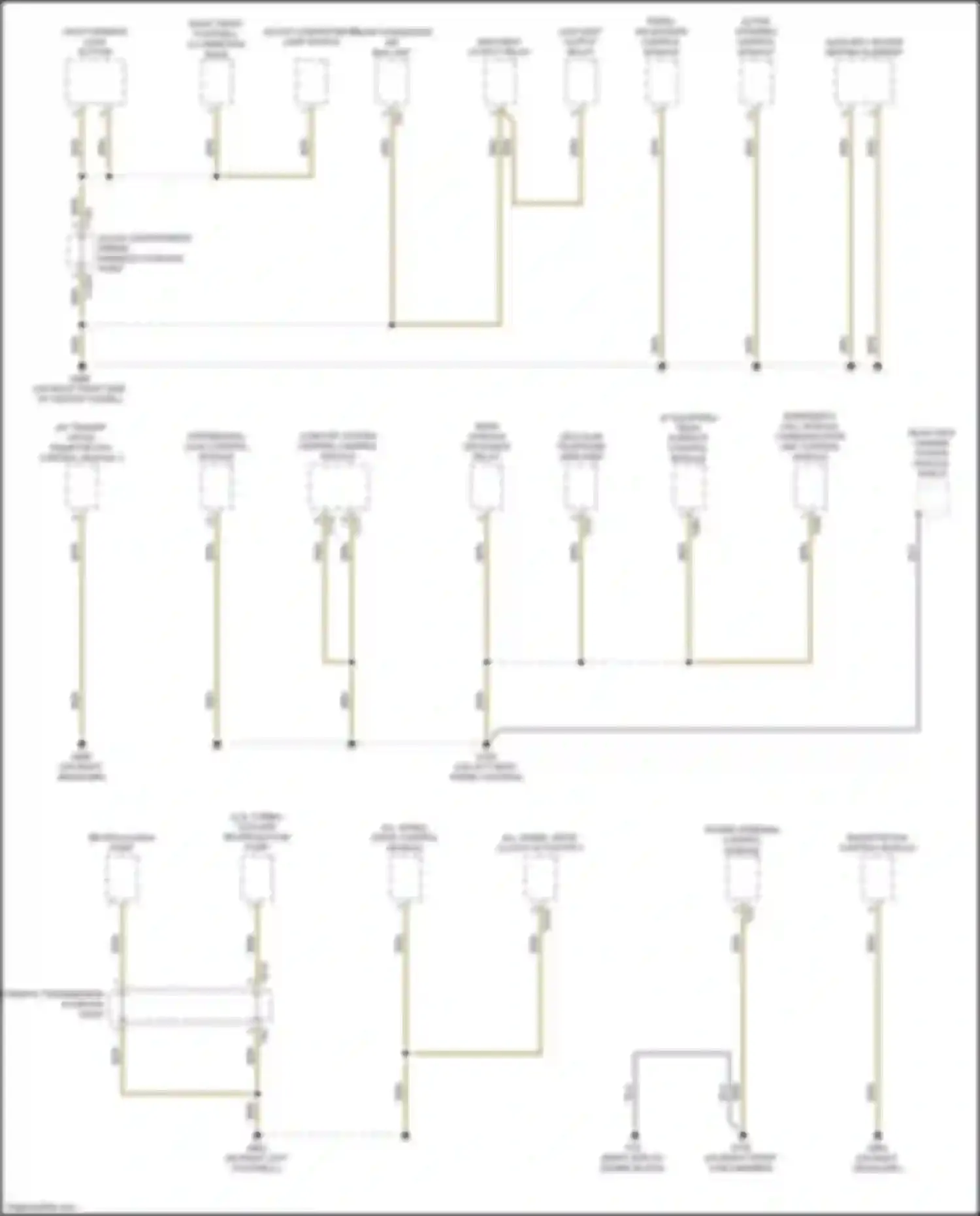 Wiring diagram all- wheel drive control module for Audi A6 C8 (2018-2023)