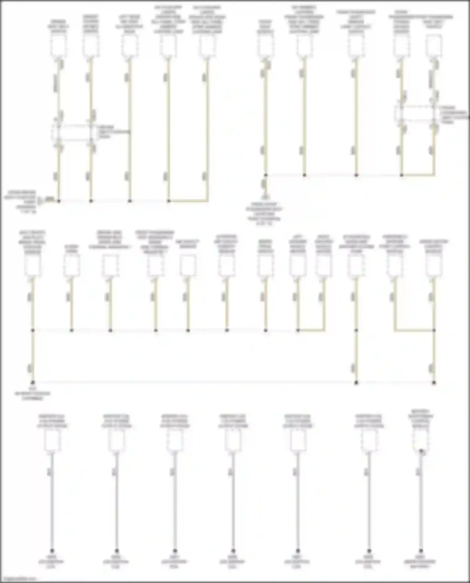 Wiring diagram driver side sill panel strip ambient lighting lamp for Audi A6 C8 (2018-2023)