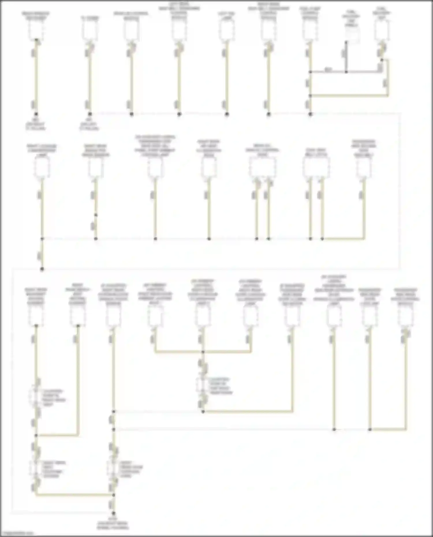 Wiring diagram rear window defogger for Audi A6 C8 (2018-2023) (1 of 2)