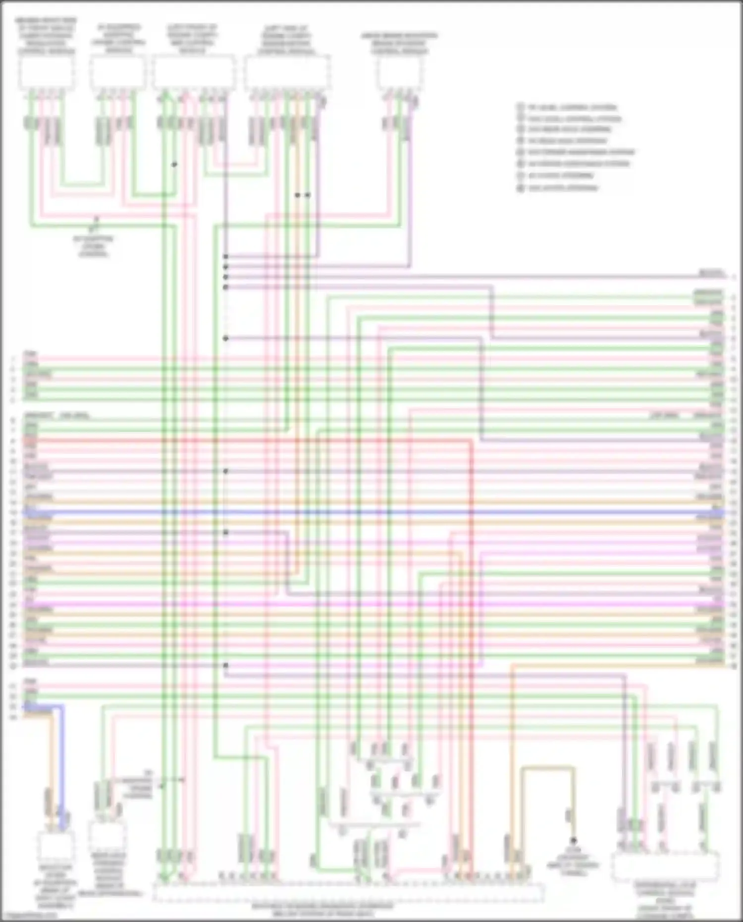 Wiring diagram red for Audi A6 C8 (2018-2023) (94 of 105)