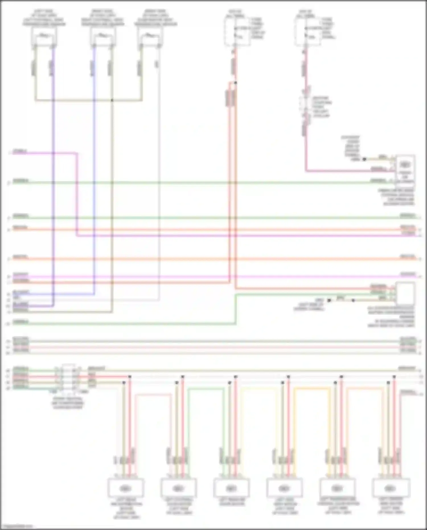 Wiring diagram red/blu for Audi A6 C8 (2018-2023) (45 of 65)