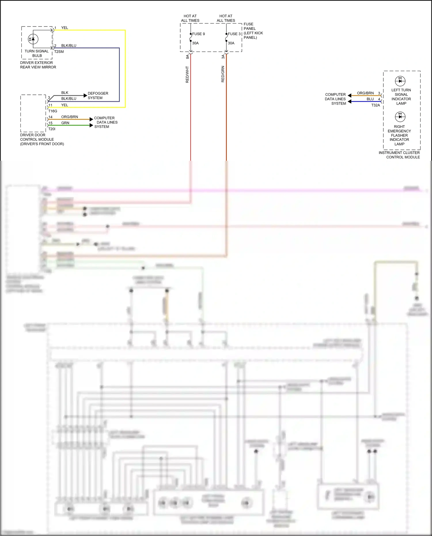 Audi A6 C8 (2018-2023) system wiring diagram  (5 of 8)