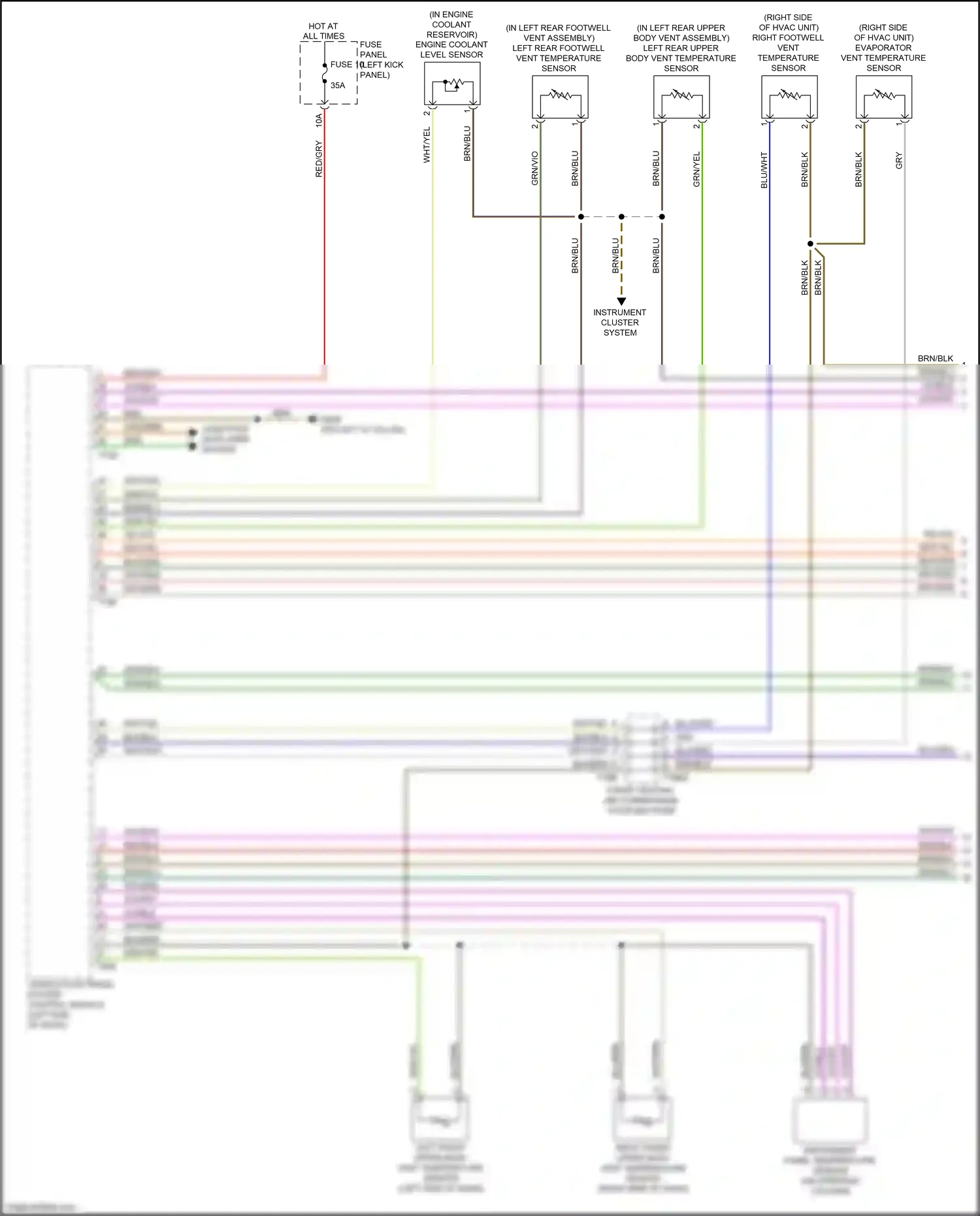 Audi A6 C8 (2018-2023) vio/grn wiring diagram  (1 of 11)