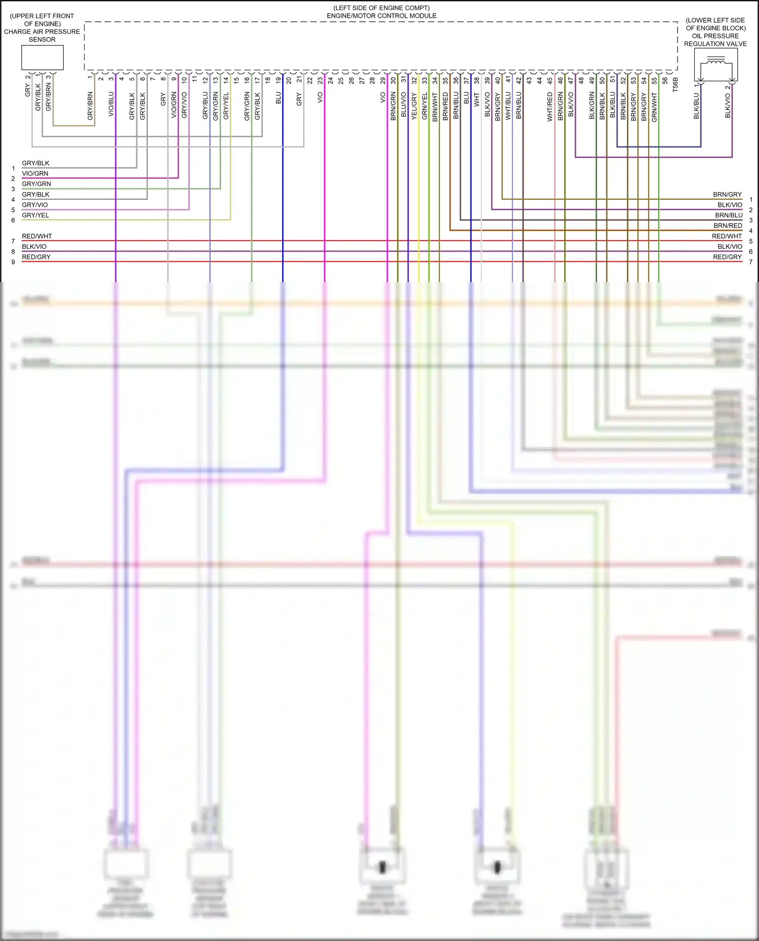 Audi A6 C8 (2018-2023) vio/grn wiring diagram  (10 of 11)
