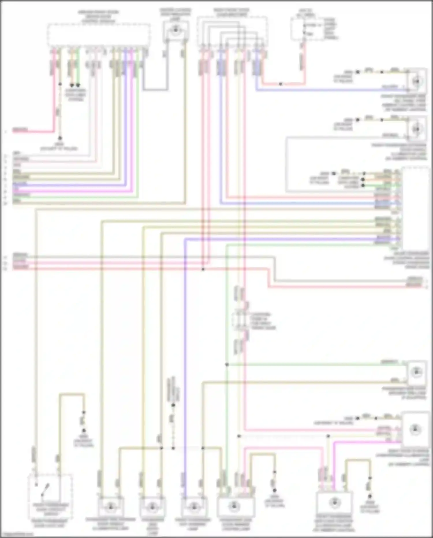 Wiring diagram w/ ambient lighting for Audi A6 C8 (2018-2023) (15 of 15)
