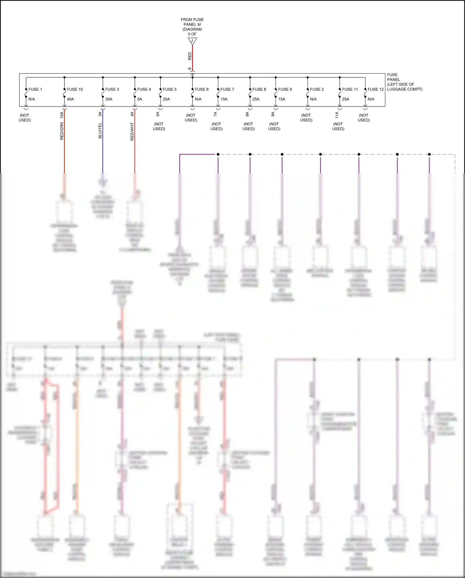 Audi A6 C8 (2018-2023) (w/ torque vectoring) wiring diagram  (1 of 1)