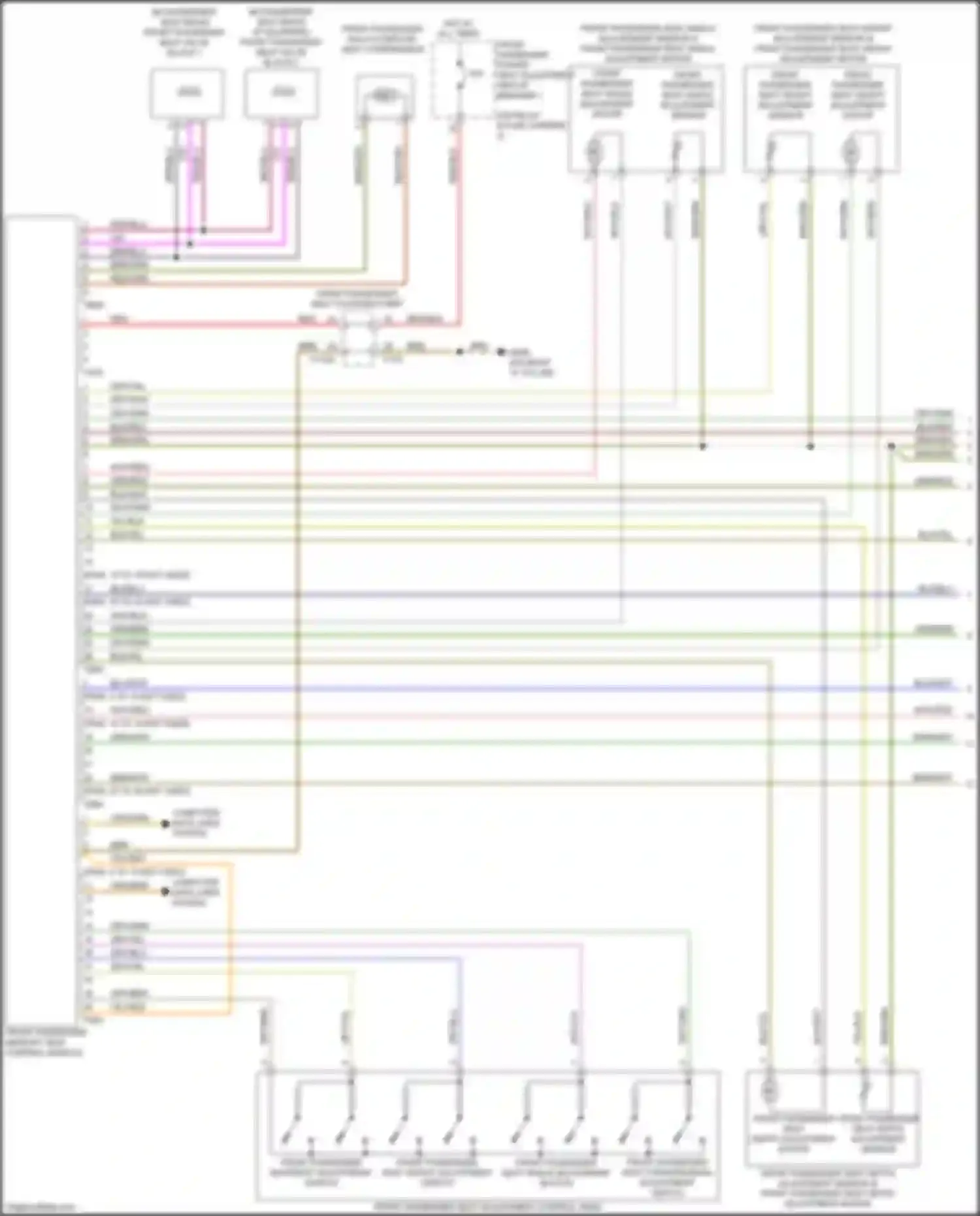 Wiring diagram wht/brn for Audi A6 C8 (2018-2023) (17 of 23)