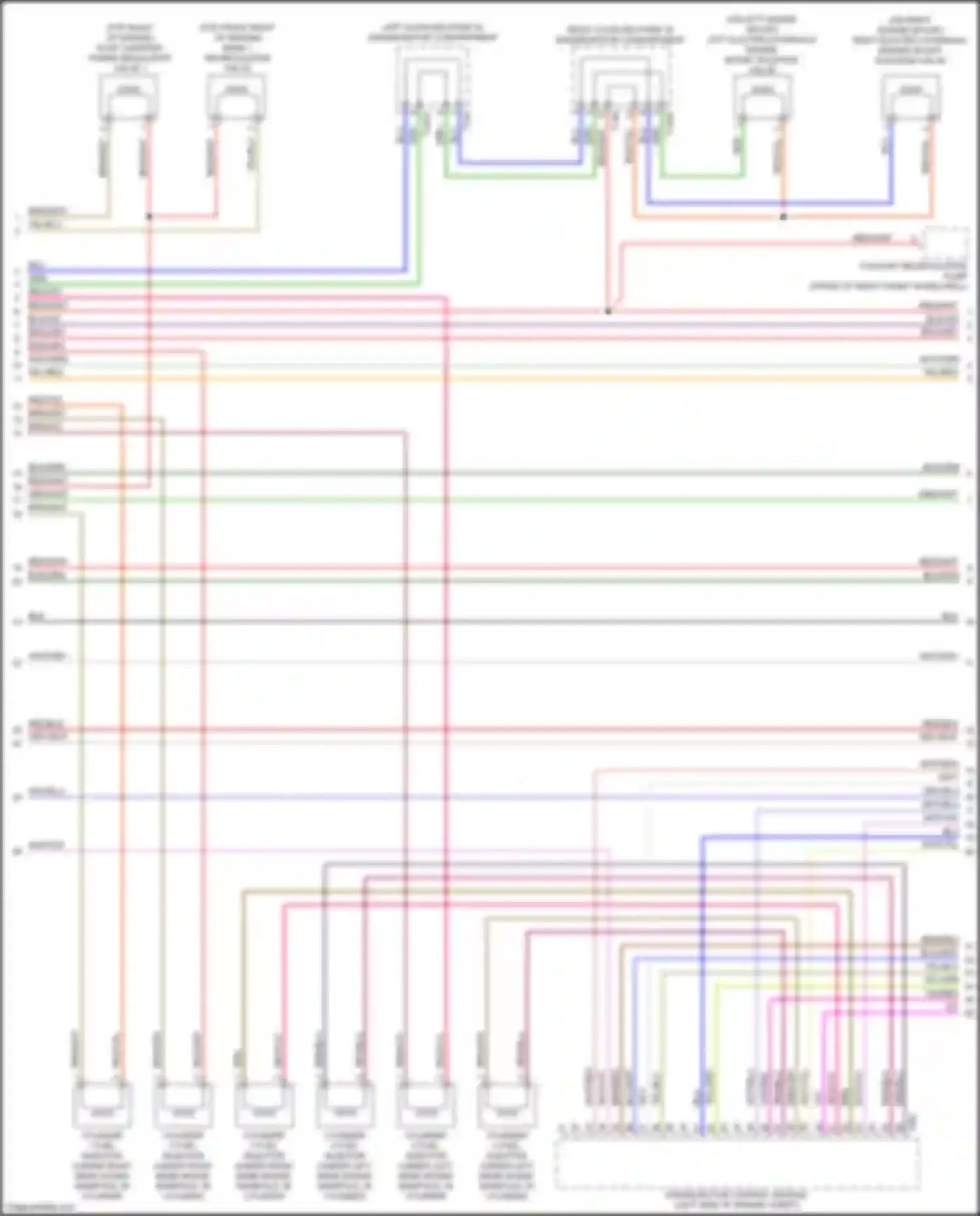 Wiring diagram wht/red for Audi A6 C8 (2018-2023) (47 of 48)