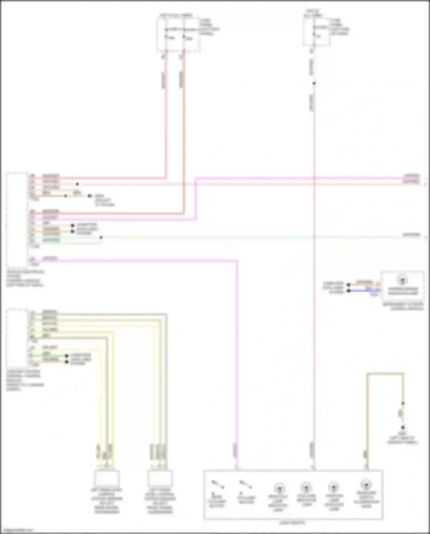 Wiring diagram yel/brn for Audi A6 C8 (2018-2023) (6 of 9)