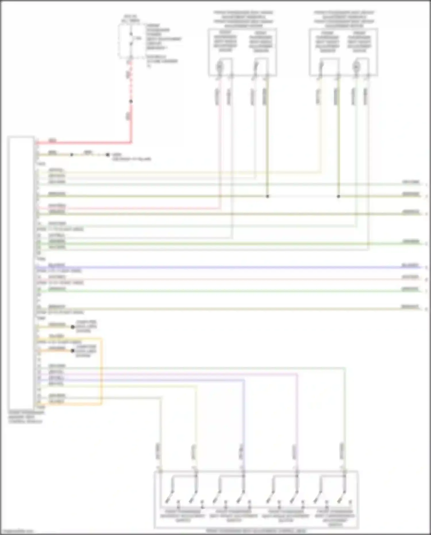 Wiring diagram yel/red for Audi A6 C8 (2018-2023) (17 of 30)