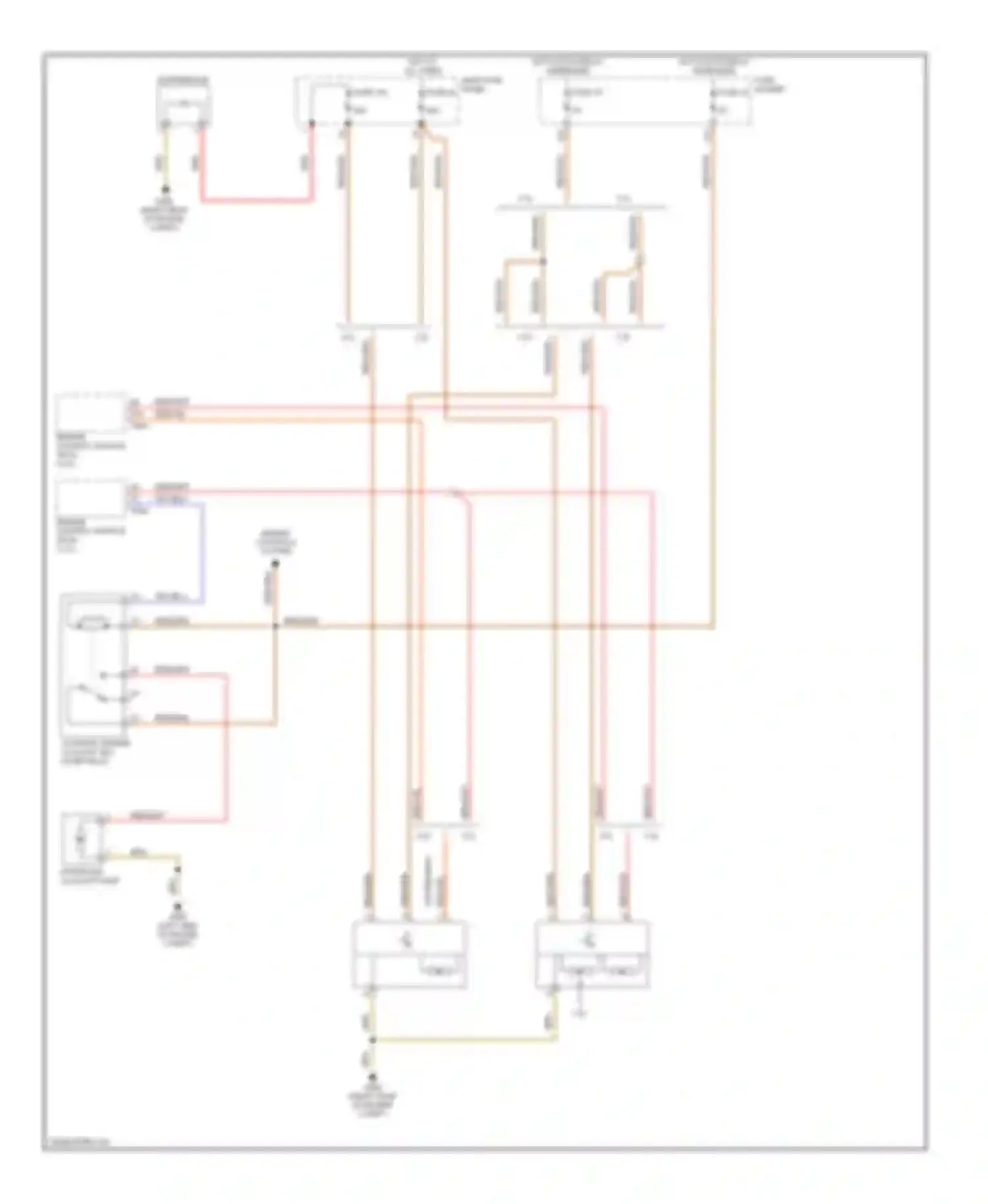 A6 Audi С6 (2004-2008): Automatic a/c circuit (4 of 4)