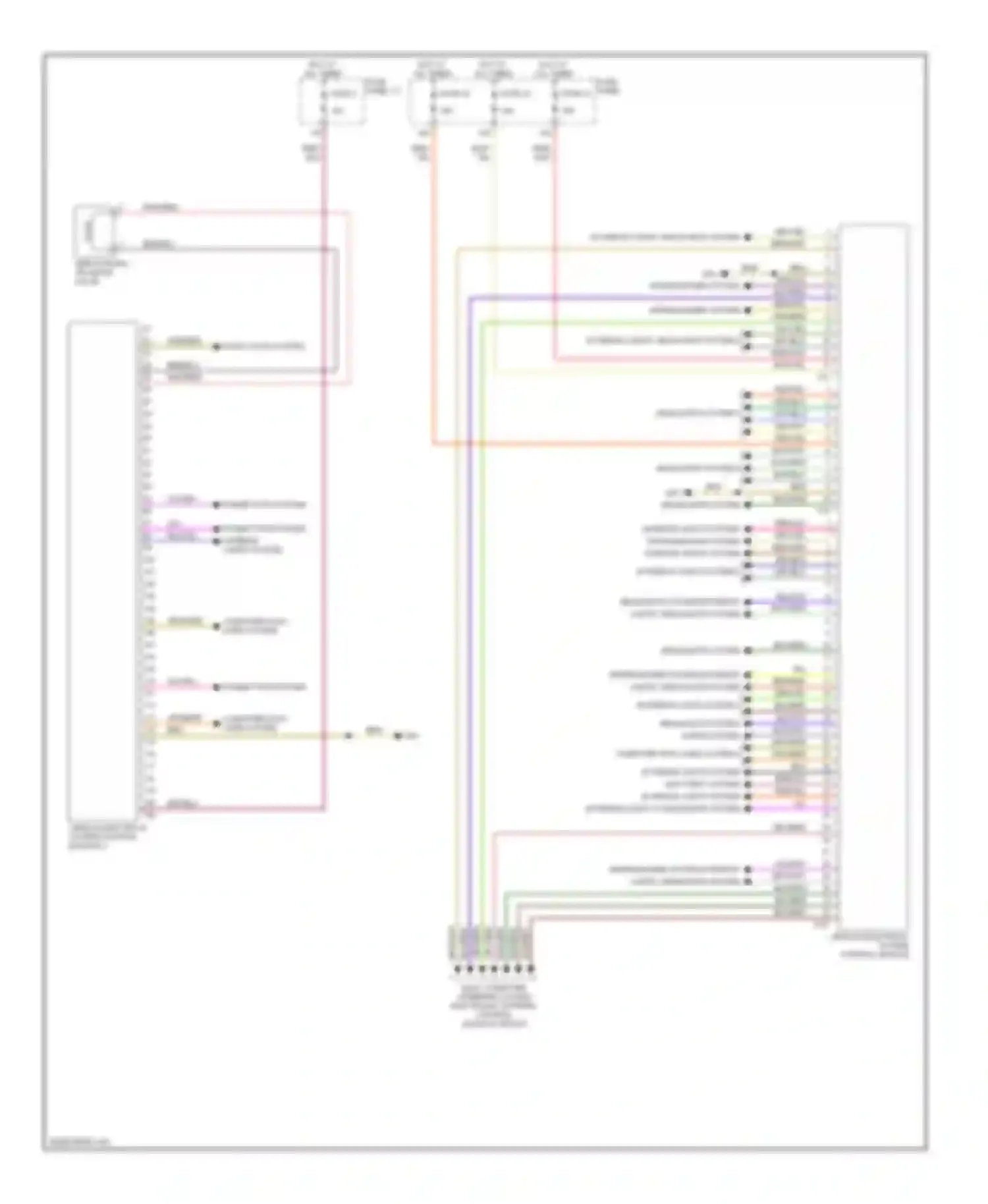 A6 Audi С6 (2004-2008): Body control modules circuit (2 of 2)