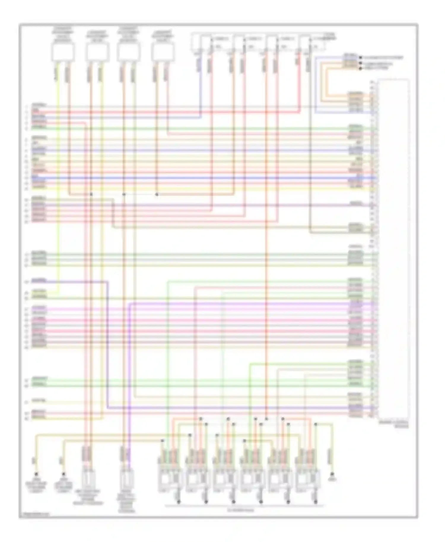 A6 Audi С6 (2004-2008): Wiring diagram engine performance 3.2l (4 of 4)