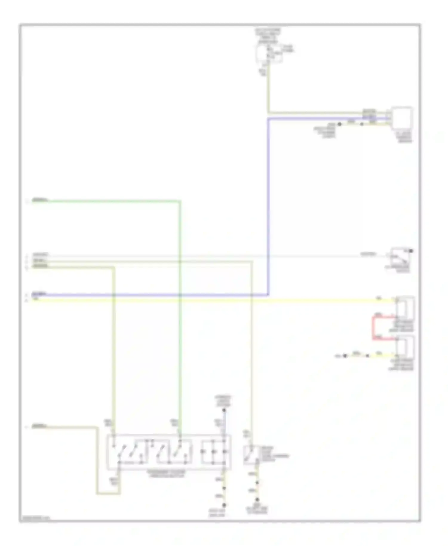 A6 Audi С6 (2004-2008): Instrument cluster circuit (2 of 2)
