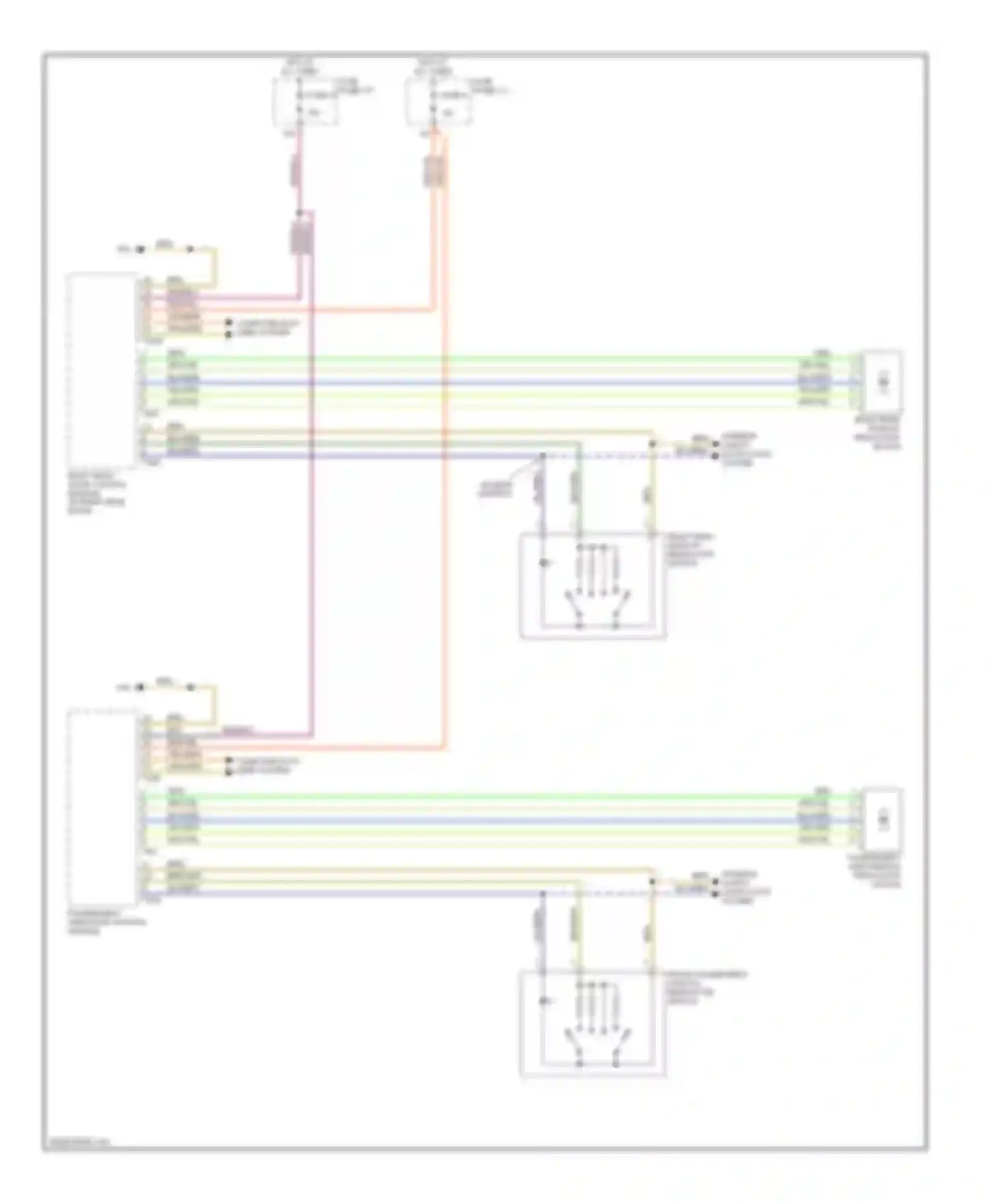 Wiring diagram blk/grn for Audi A6 С6 (2004-2008) (27 of 27)
