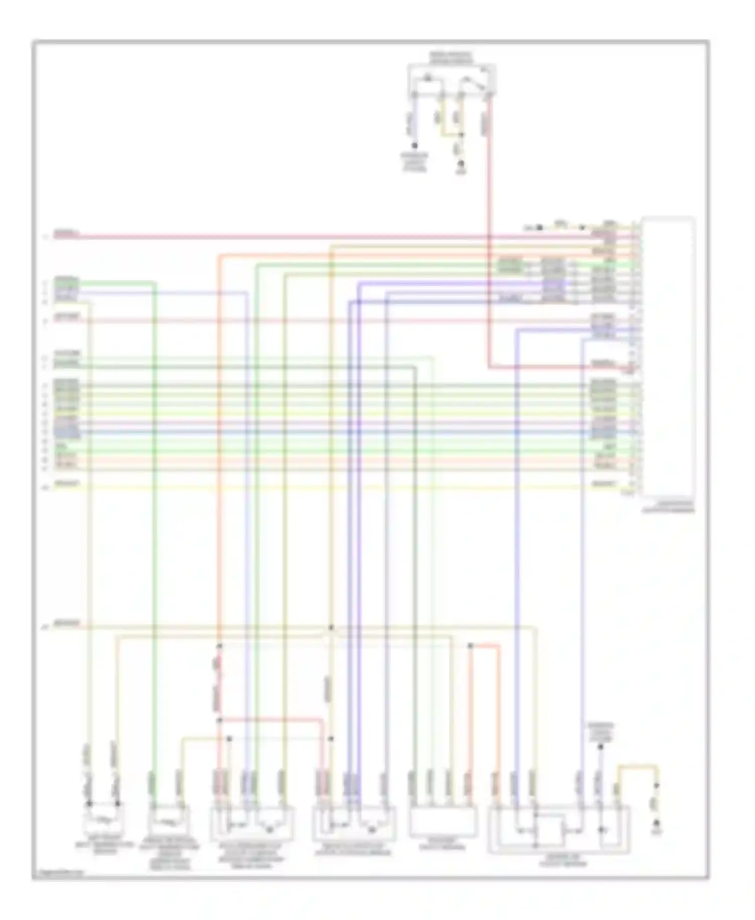 Wiring diagram brn/wht for Audi A6 С6 (2004-2008) (3 of 17)