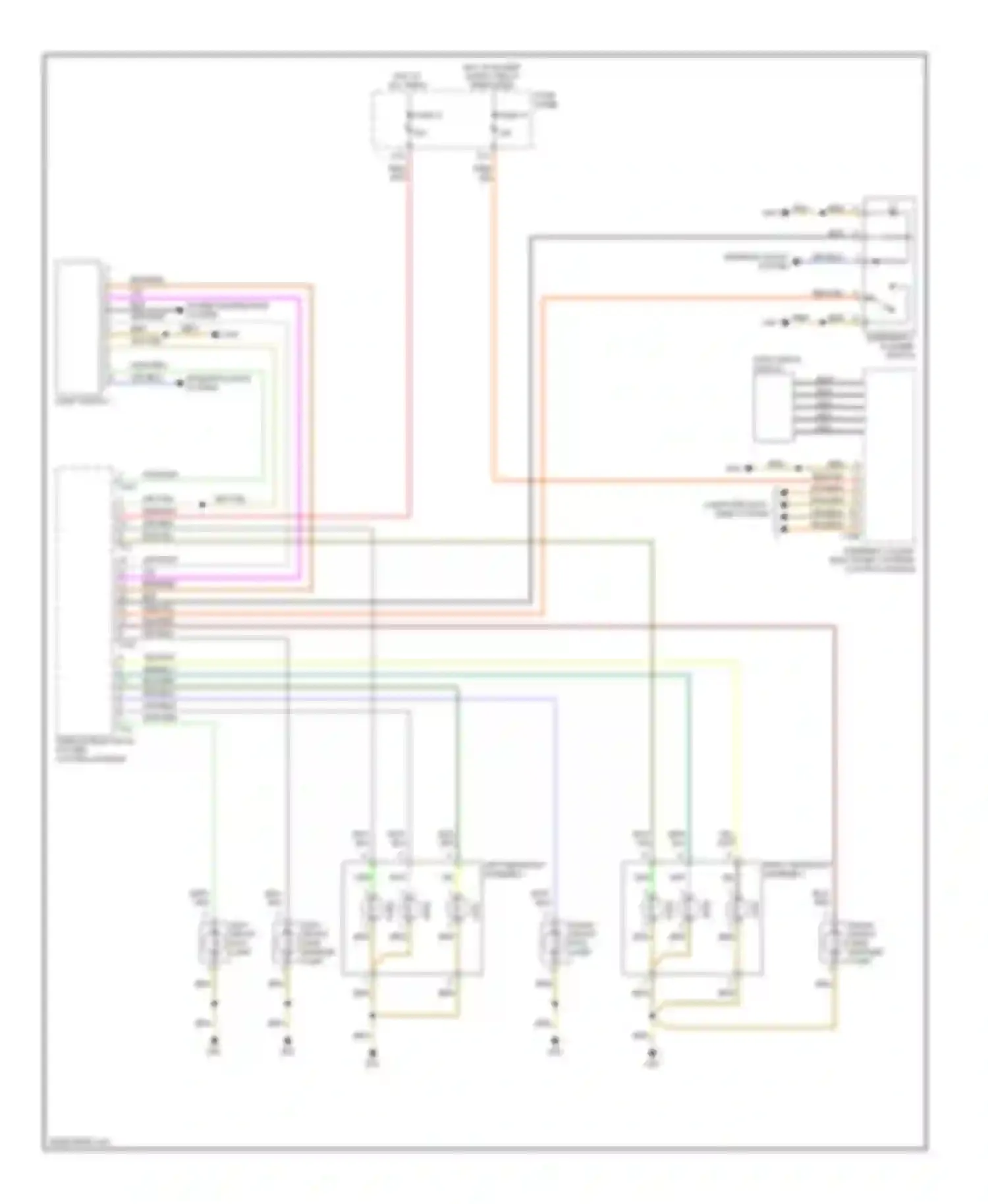 Wiring diagram red for Audi A6 С6 (2004-2008) (34 of 67)