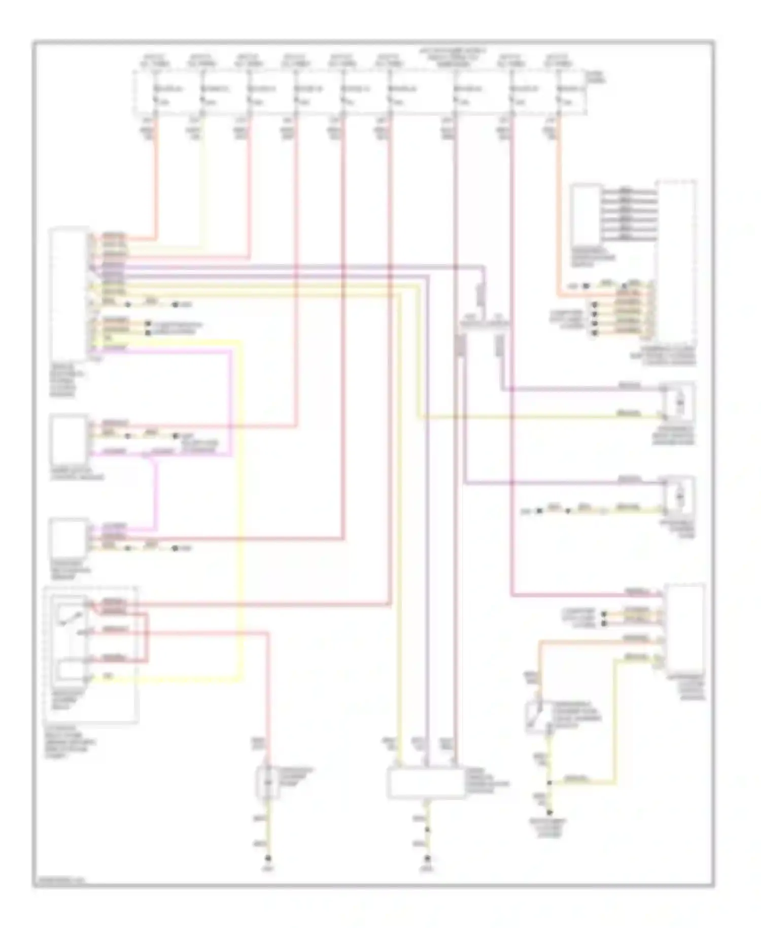 Wiring diagram red/blk for Audi A6 С6 (2004-2008) (21 of 21)