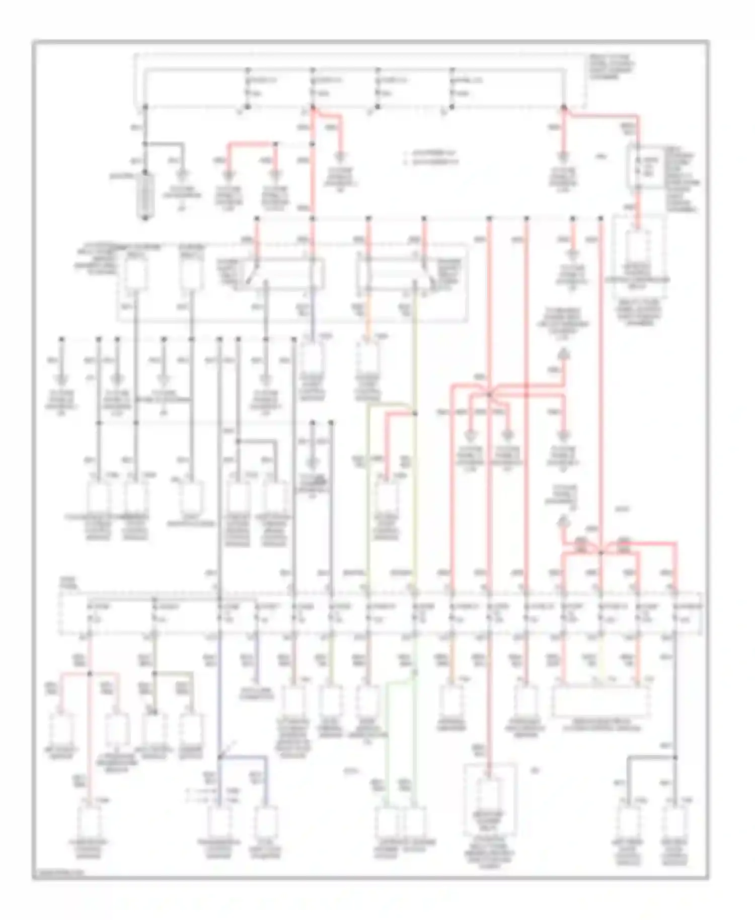 Wiring diagram climatronic control module for Audi A6 С6 (2004-2008)