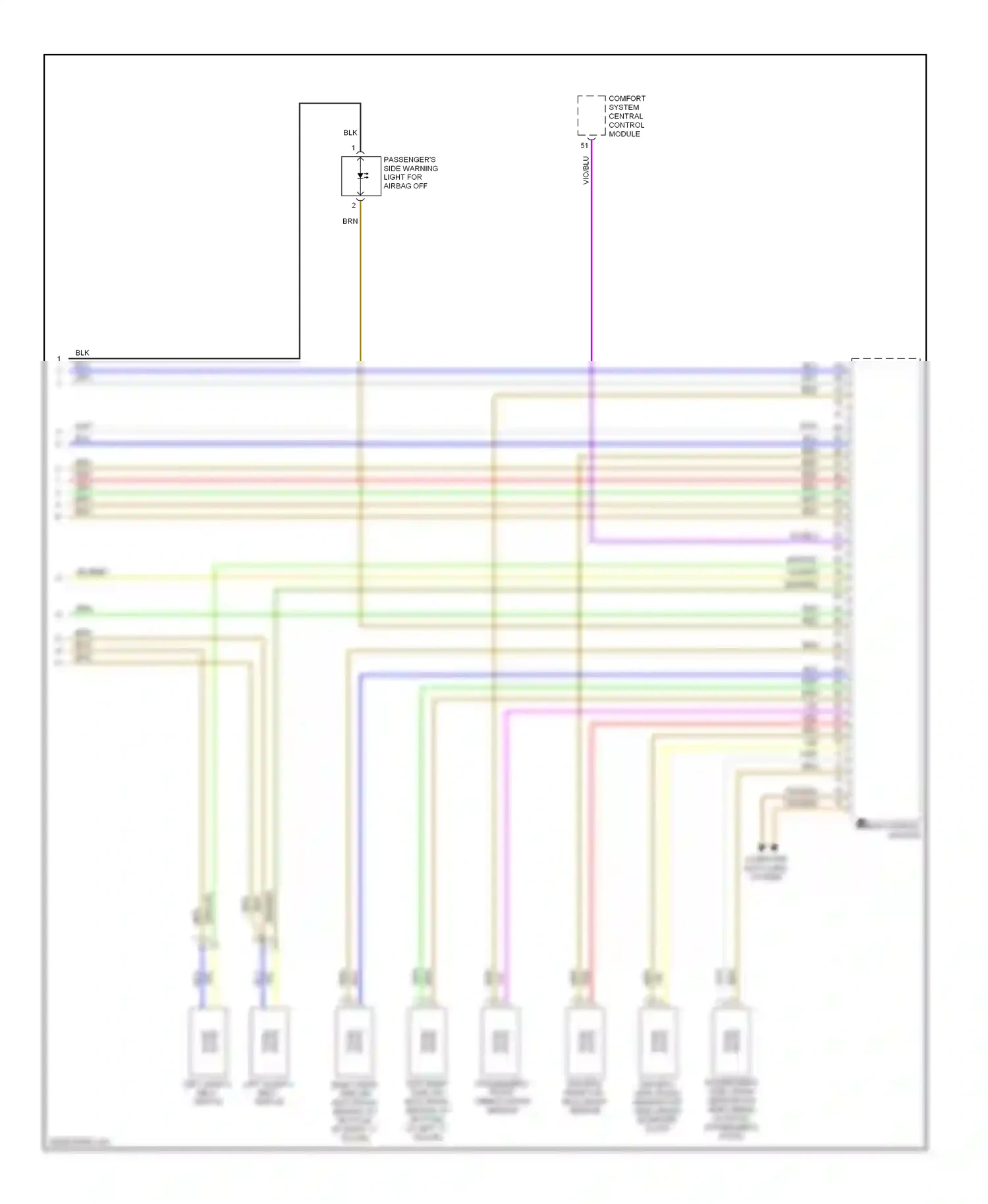 Audi A6 С6 (2004-2008) state wiring diagram  (1 of 1)