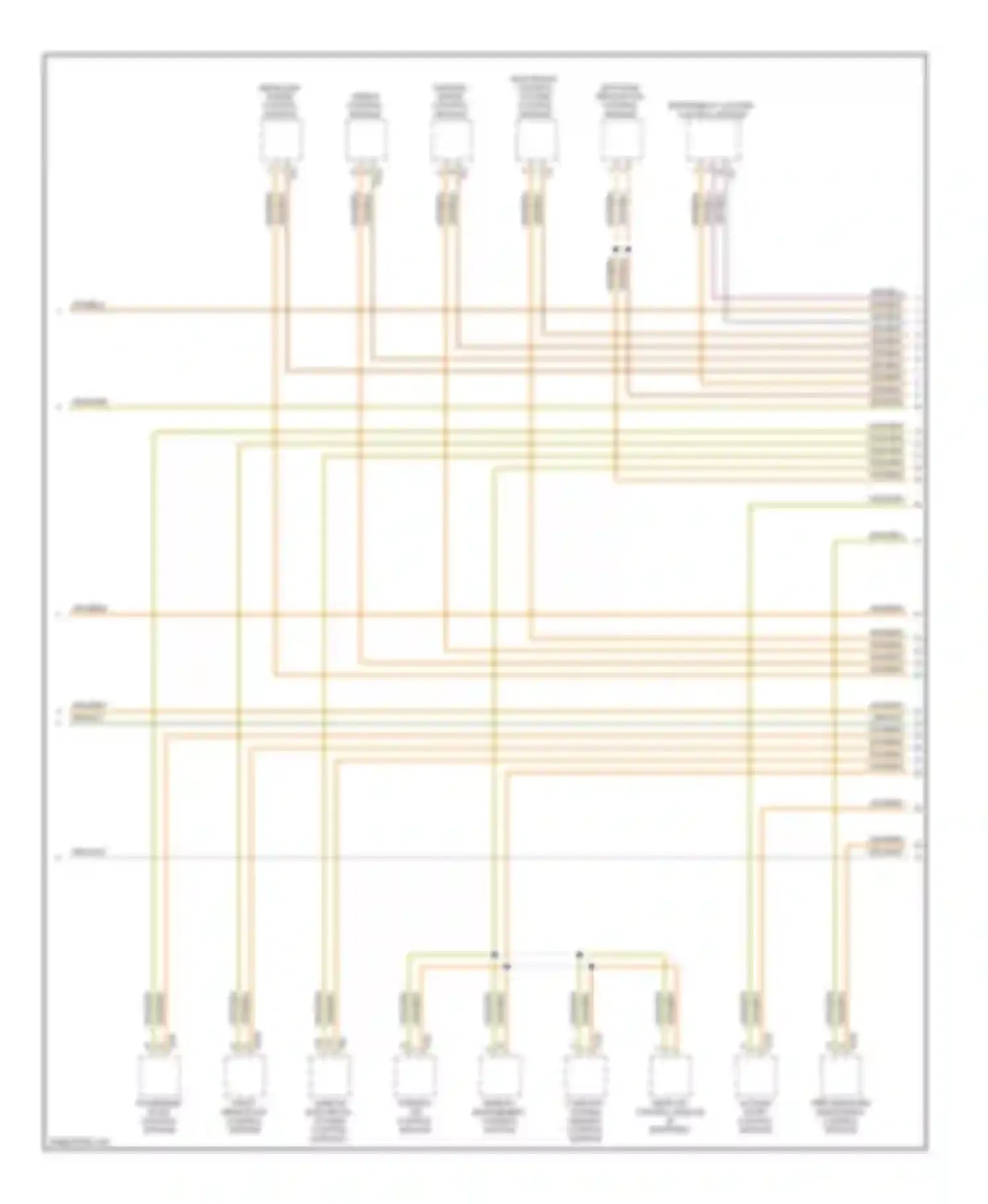 Wiring diagram tire pressure monitoring control module for Audi A6 С6 (2004-2008) (1 of 4)