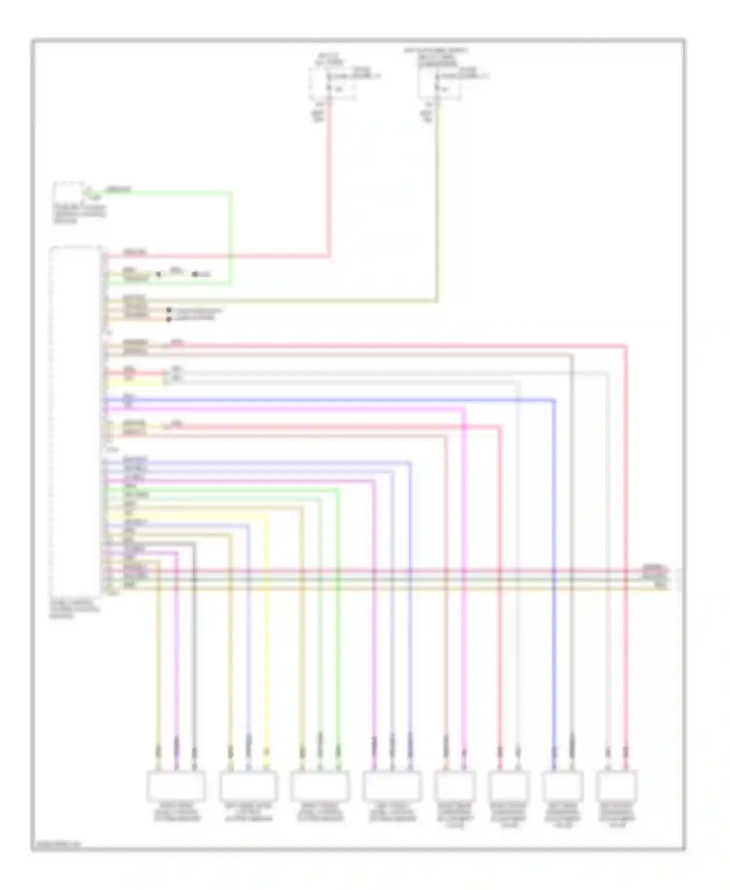 Wiring diagram yel for Audi A6 С6 (2004-2008) (2 of 46)