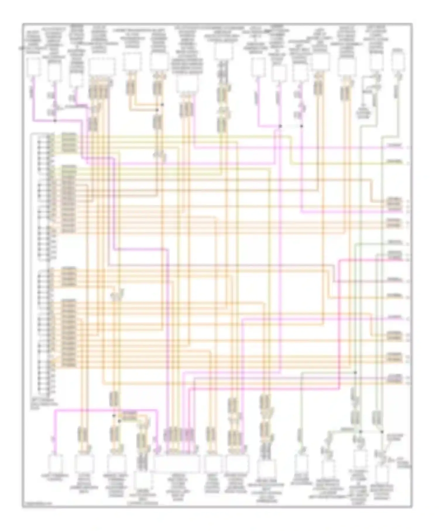 A7 Audi I (2010-2014): Computer data lines circuit (1 of 4)