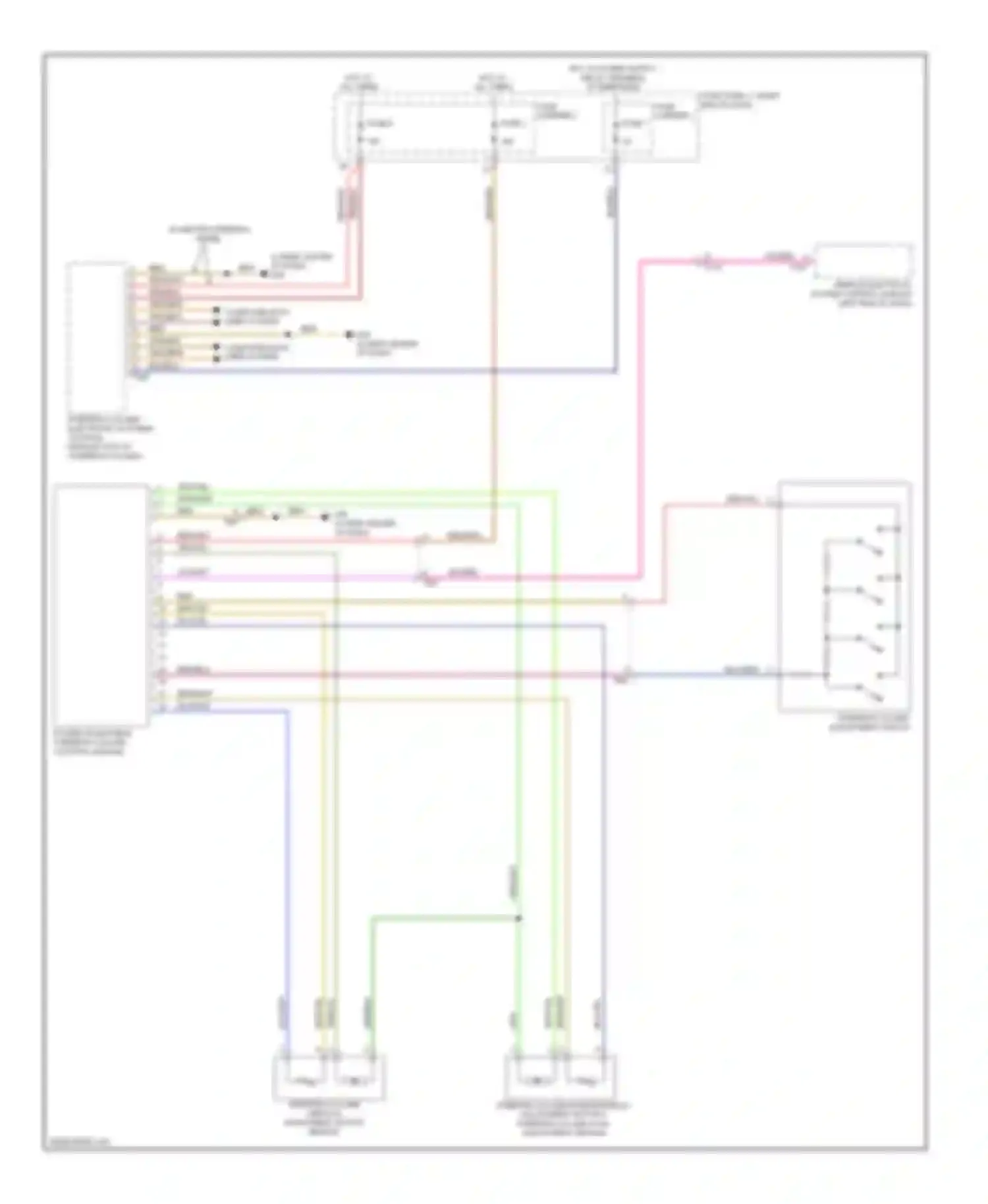A7 Audi I (2010-2014): Power steering column circuit
