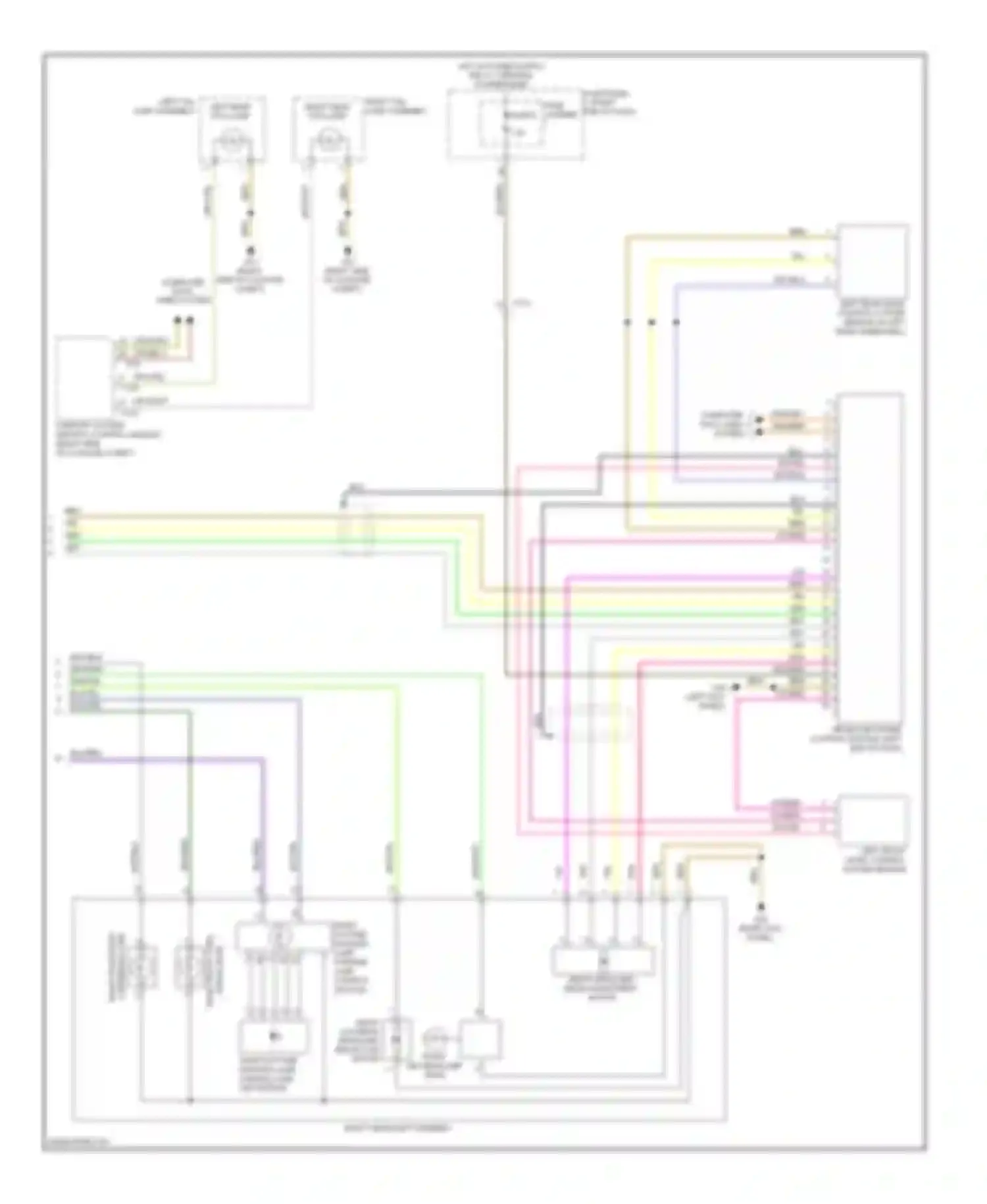 A7 Audi I (2010-2014): Headlights circuit, with hid without bi-xenon headlights (2 of 2)