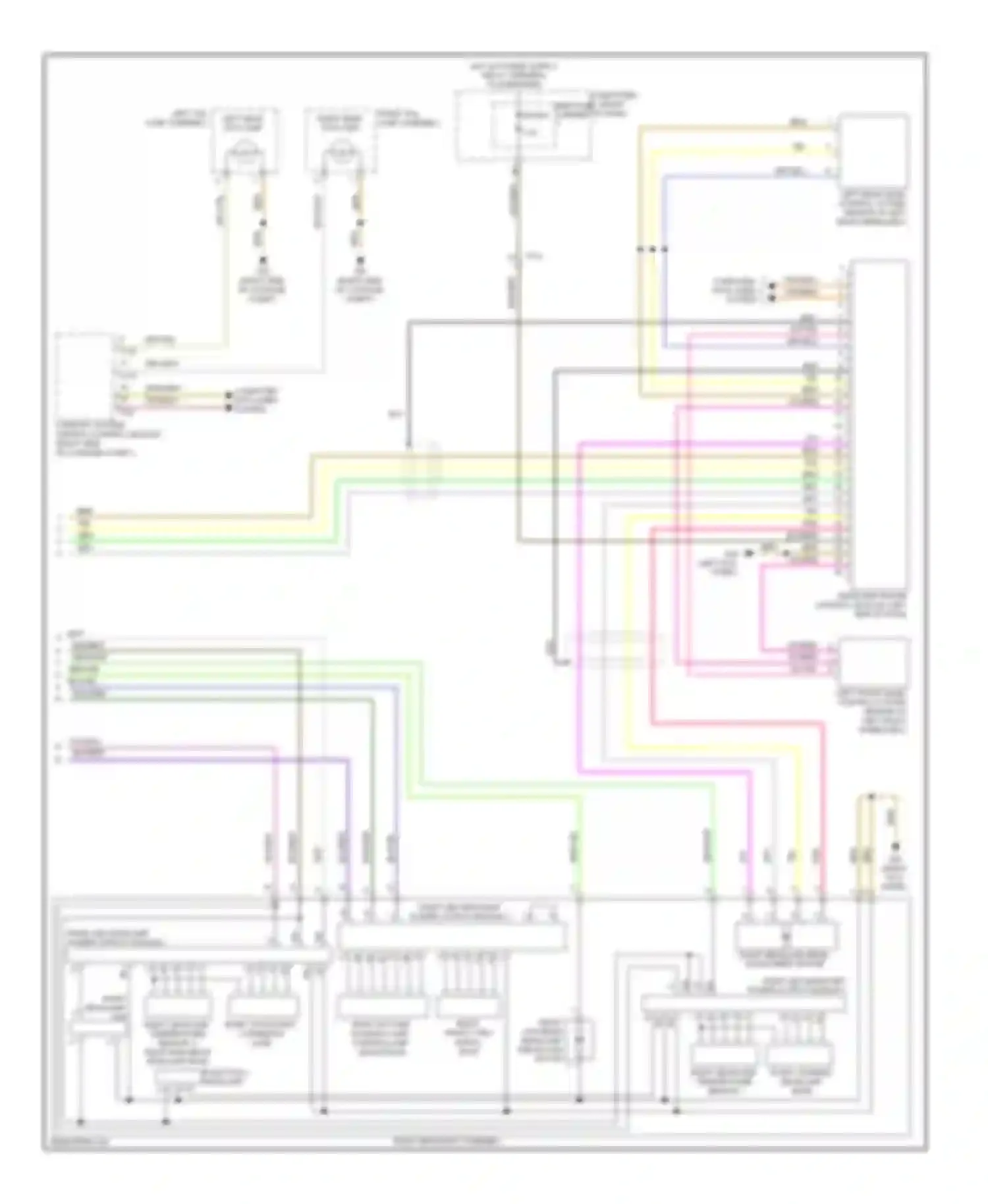 A7 Audi I (2010-2014): Headlights circuit, without hid headlamps (2 of 2)
