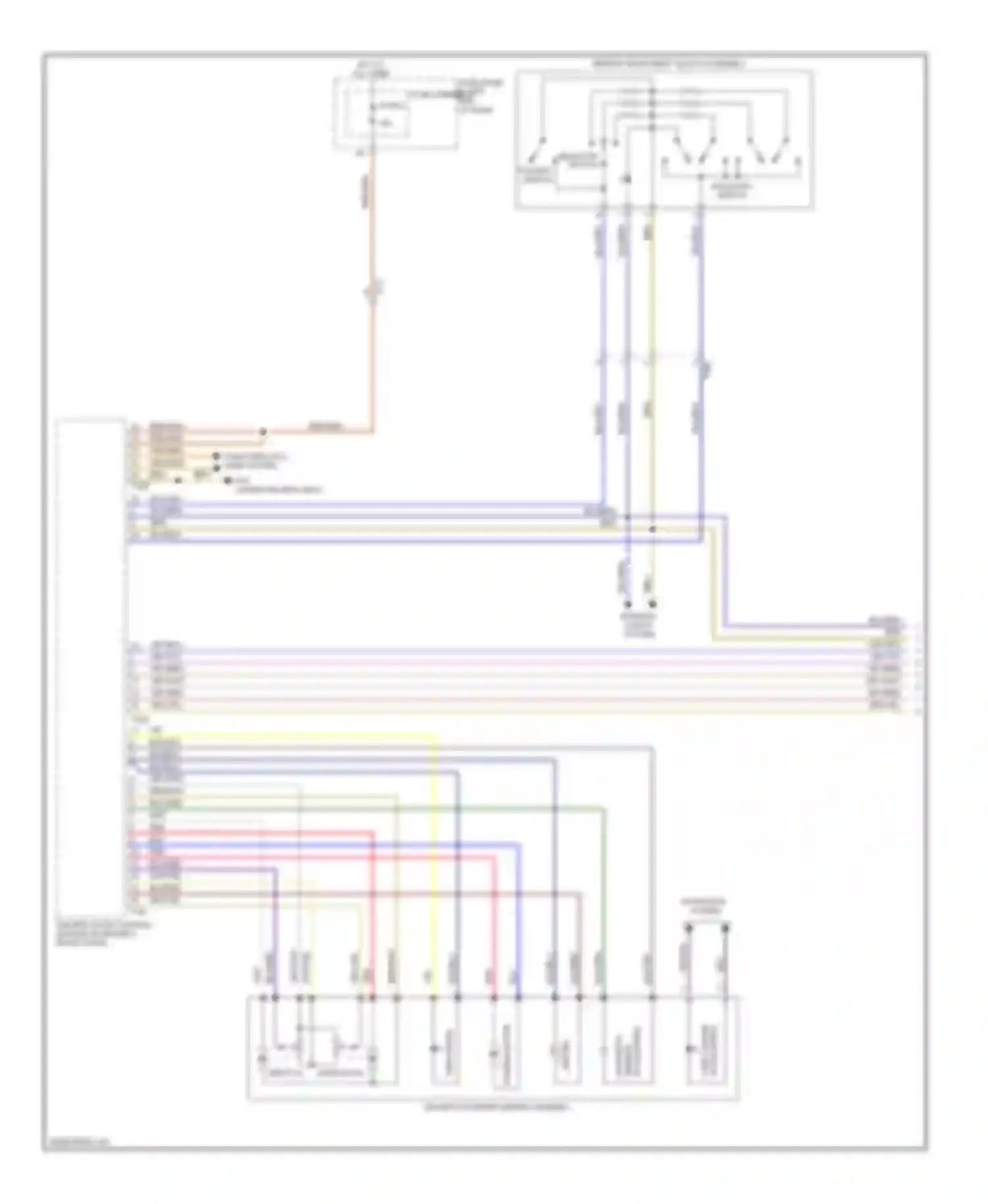 A7 Audi I (2010-2014): Memory mirrors circuit (1 of 2)