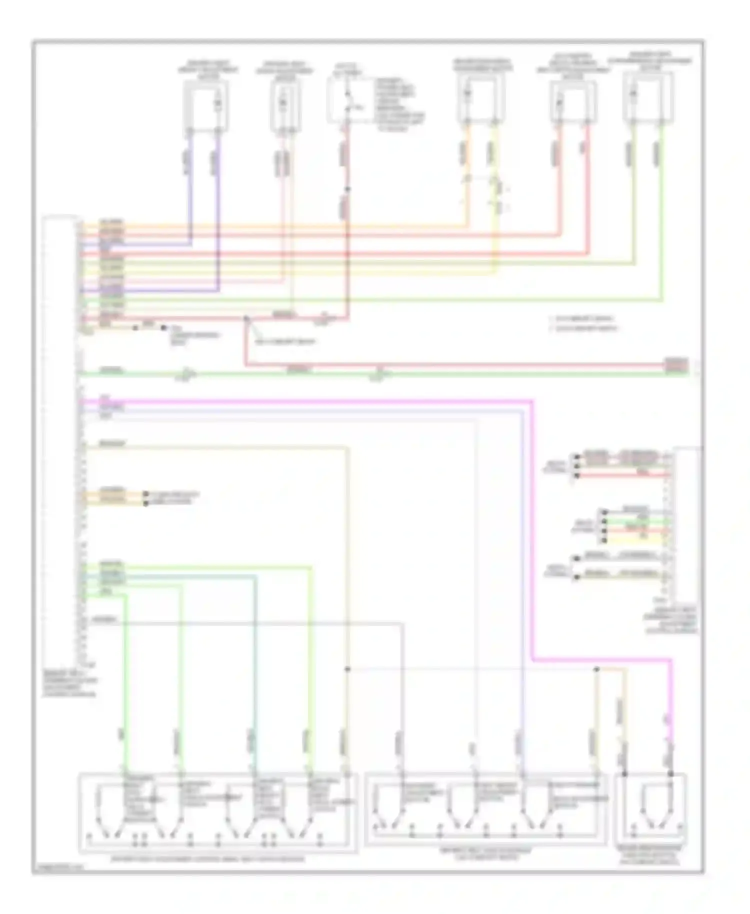 A7 Audi I (2010-2014): Memory seat circuit (1 of 4)
