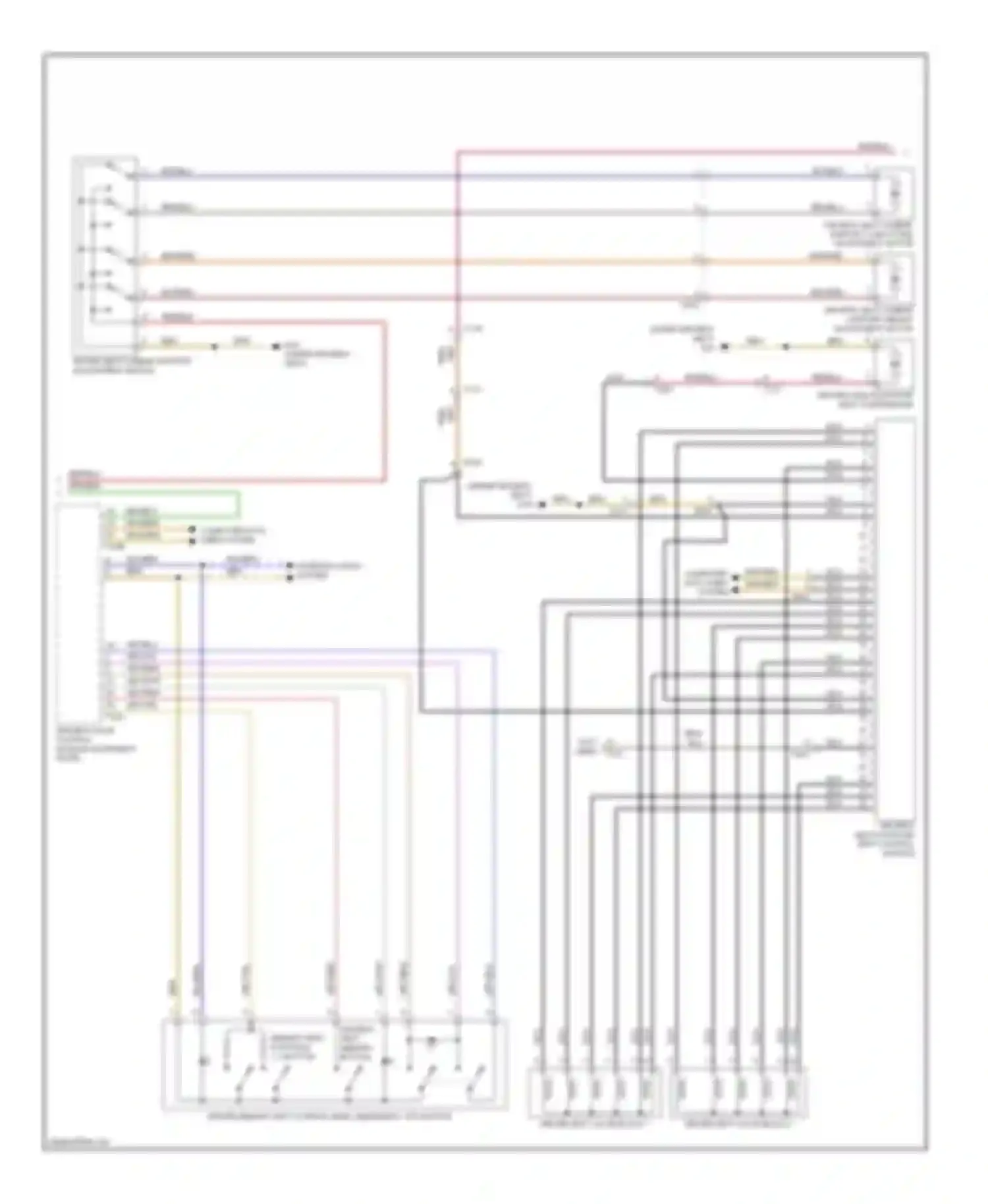 A7 Audi I (2010-2014): Memory seat circuit (2 of 4)
