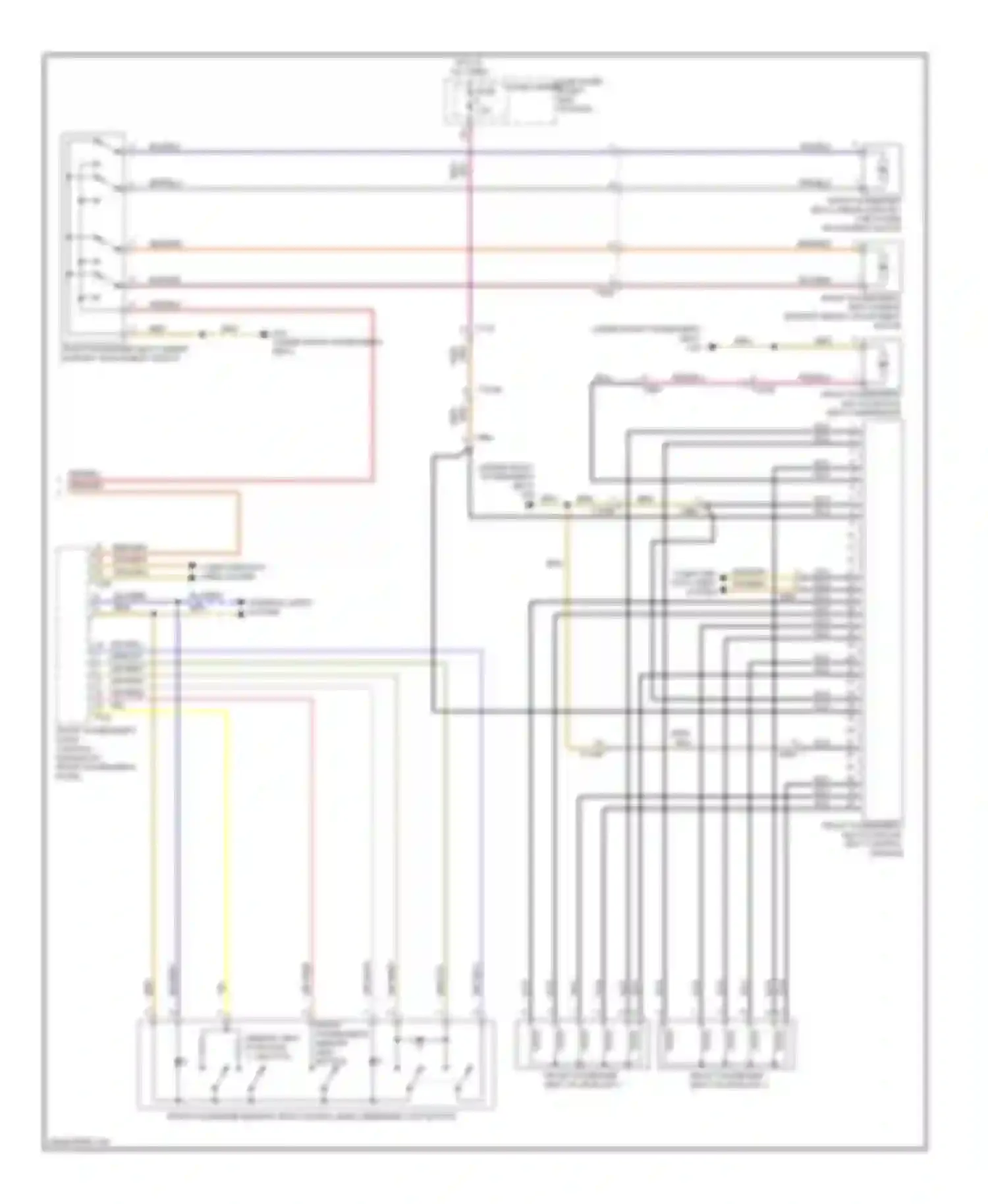 A7 Audi I (2010-2014): Memory seat circuit (4 of 4)