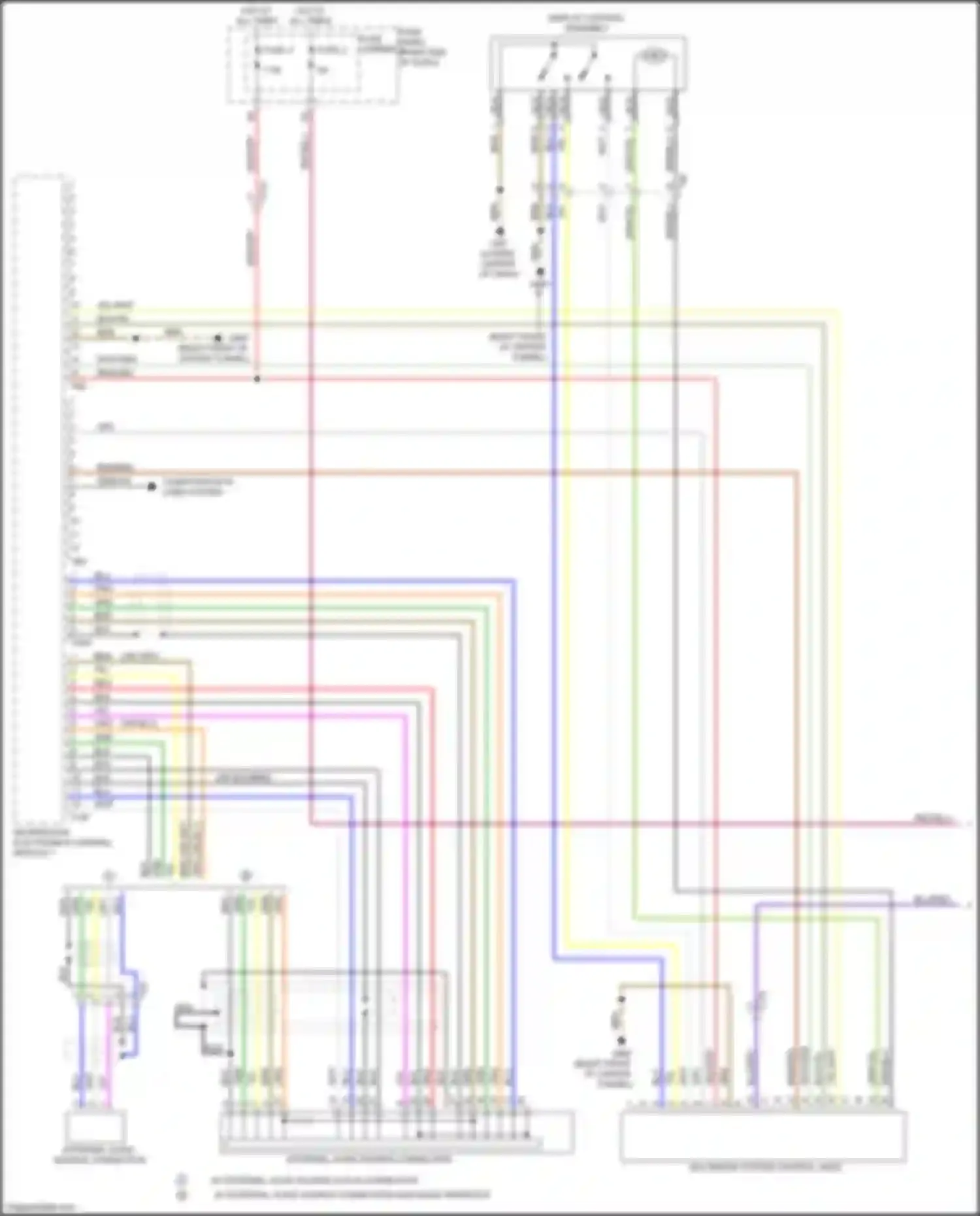 A7 Audi I (2010-2014): Navigation circuit, w/ navigation plus (1 of 2)
