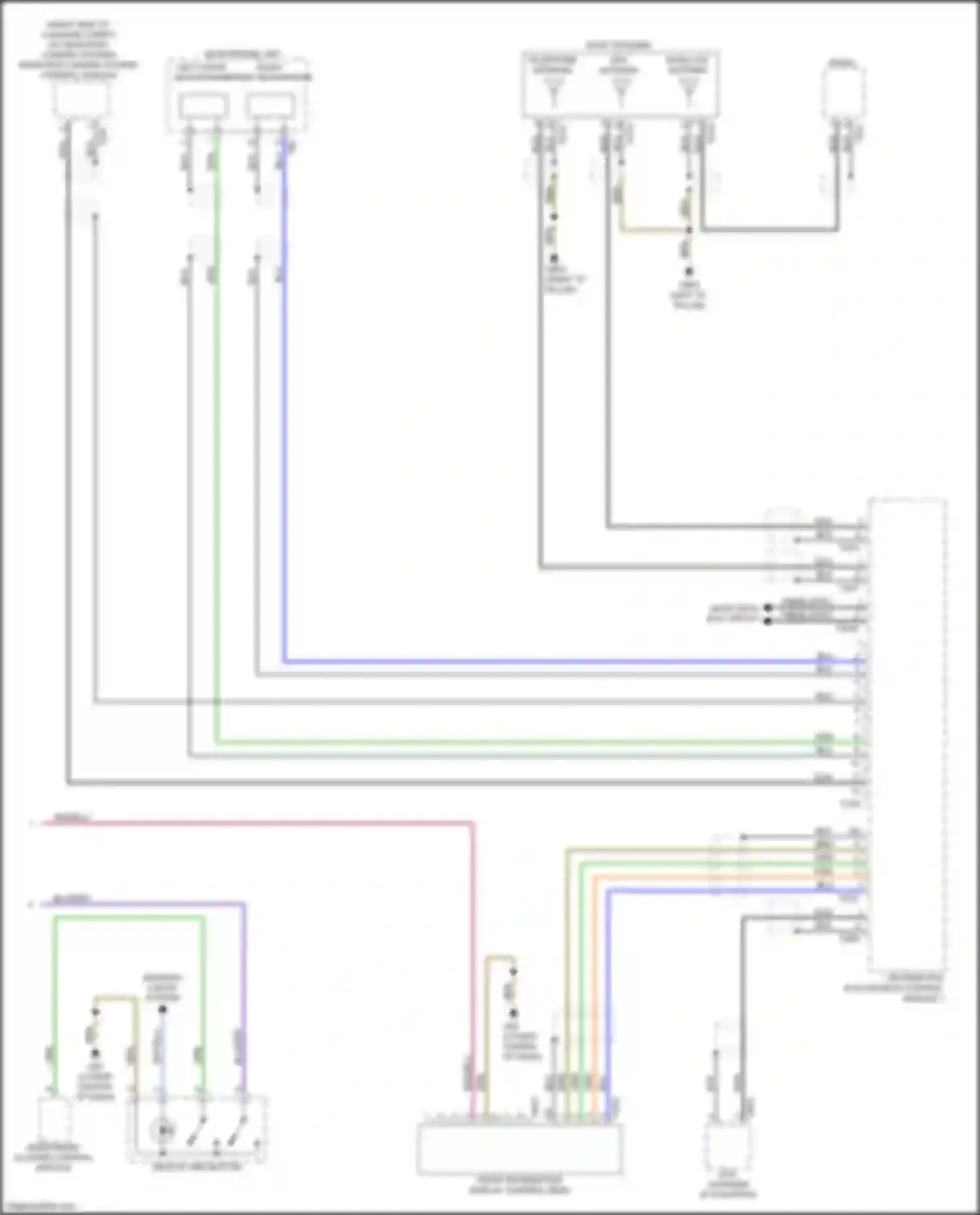 A7 Audi I (2010-2014): Navigation circuit, w/ navigation plus (2 of 2)