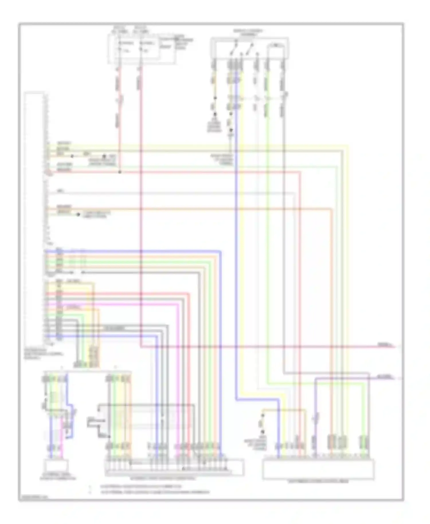 A7 Audi I (2010-2014): Navigation circuit, with navigation plus (1 of 2)