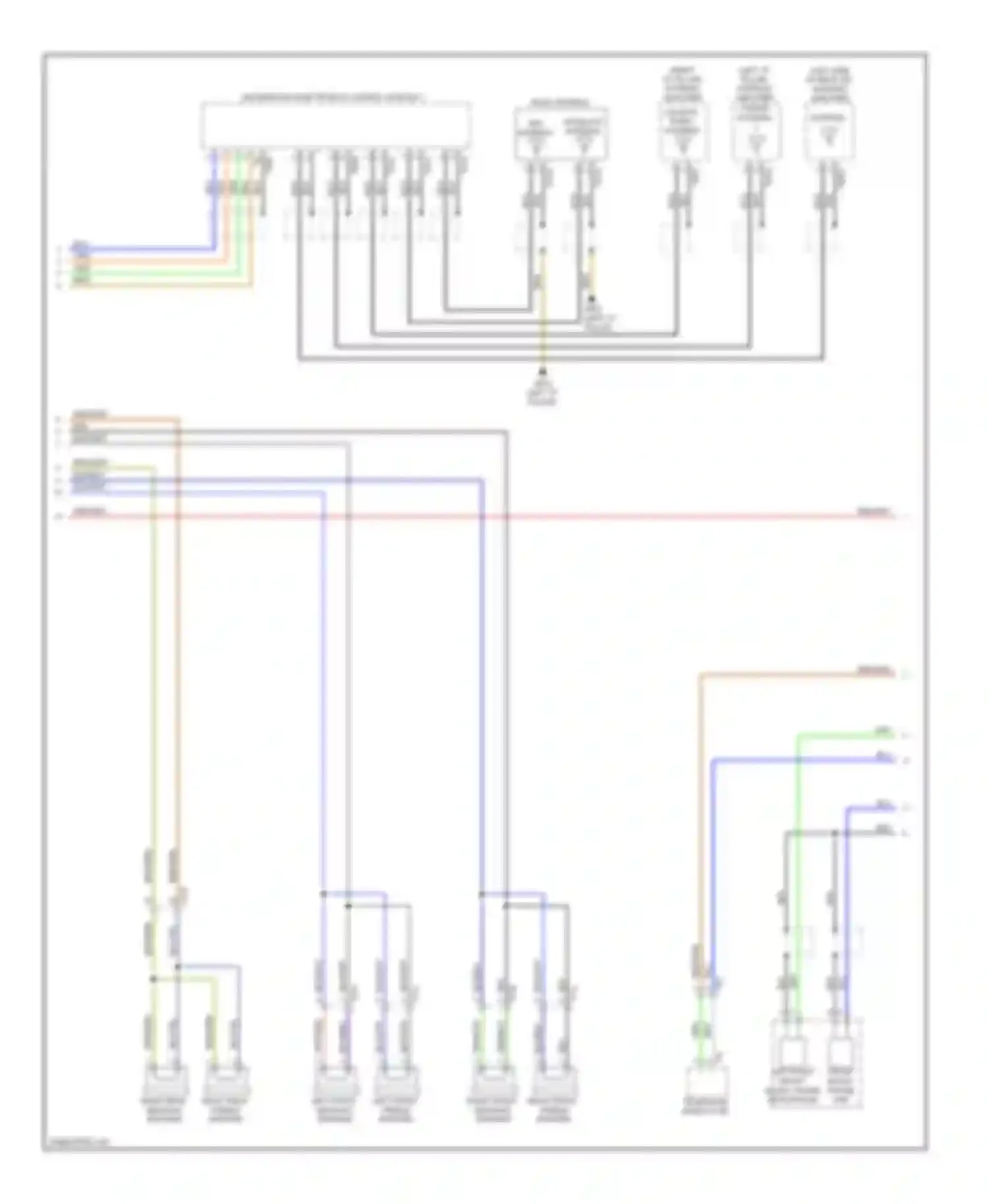 A7 Audi I (2010-2014): Navigation circuit, with radio plus (2 of 3)