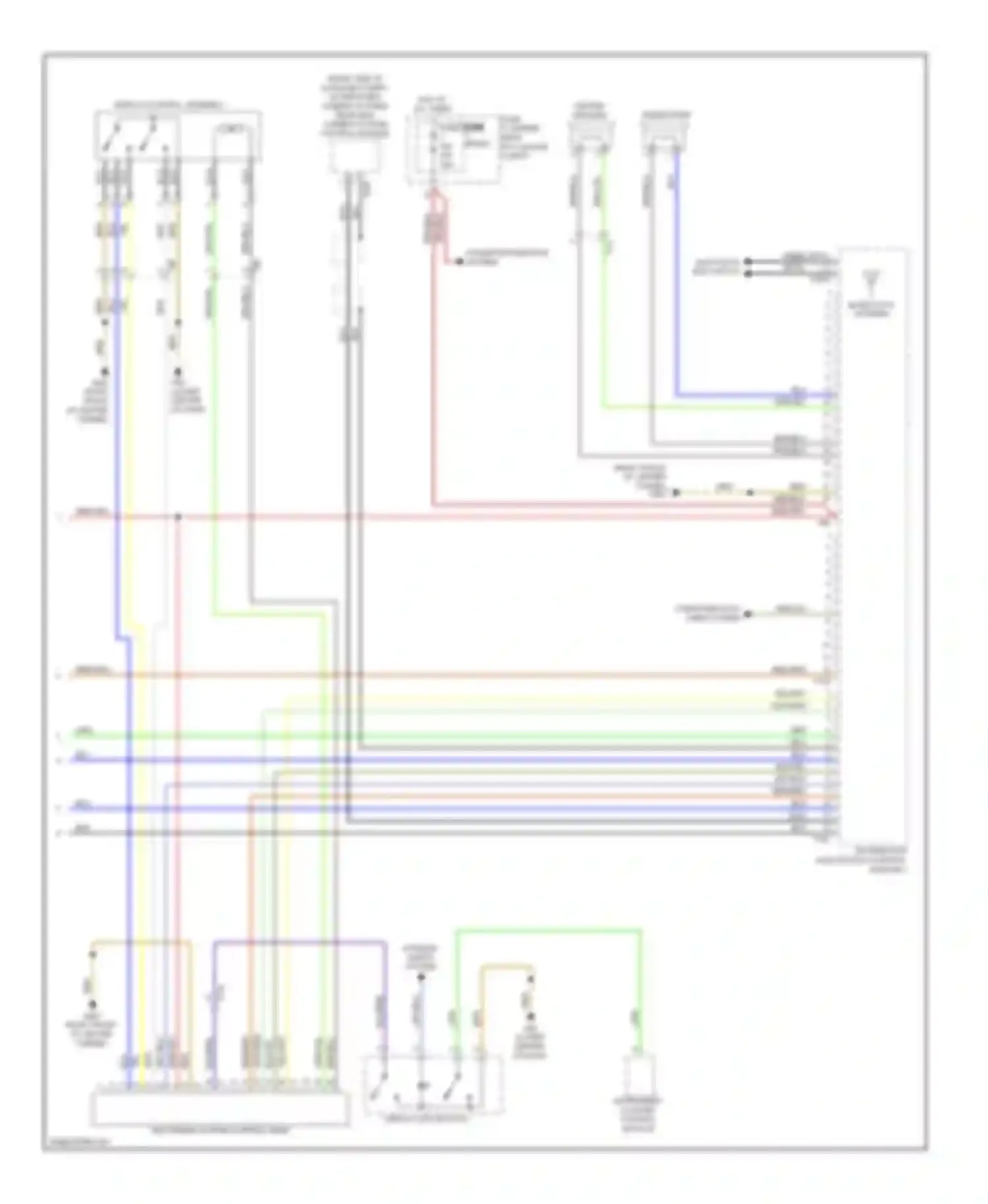 A7 Audi I (2010-2014): Navigation circuit, with radio plus (3 of 3)
