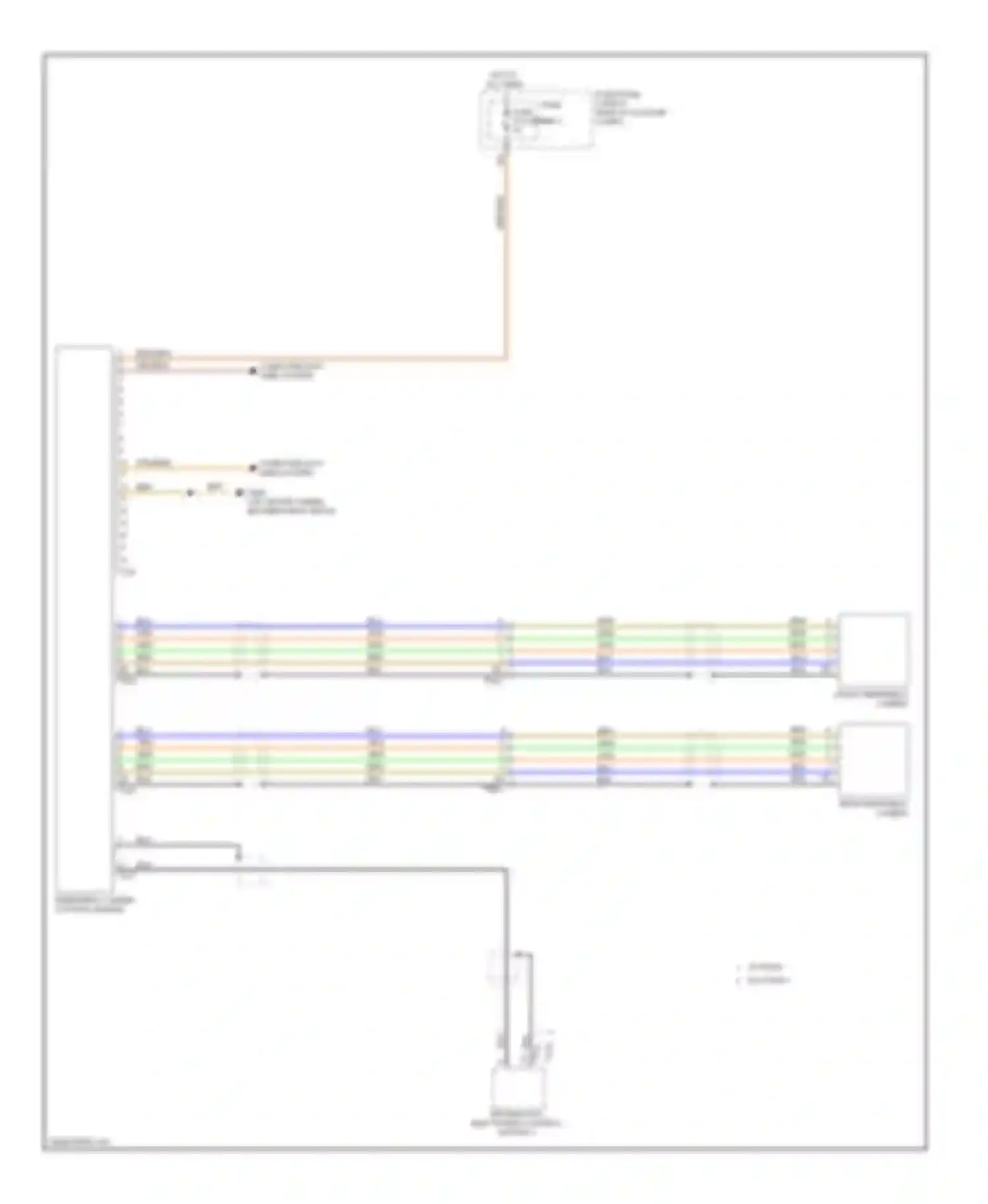 A7 Audi I (2010-2014): Peripheral camera circuit
