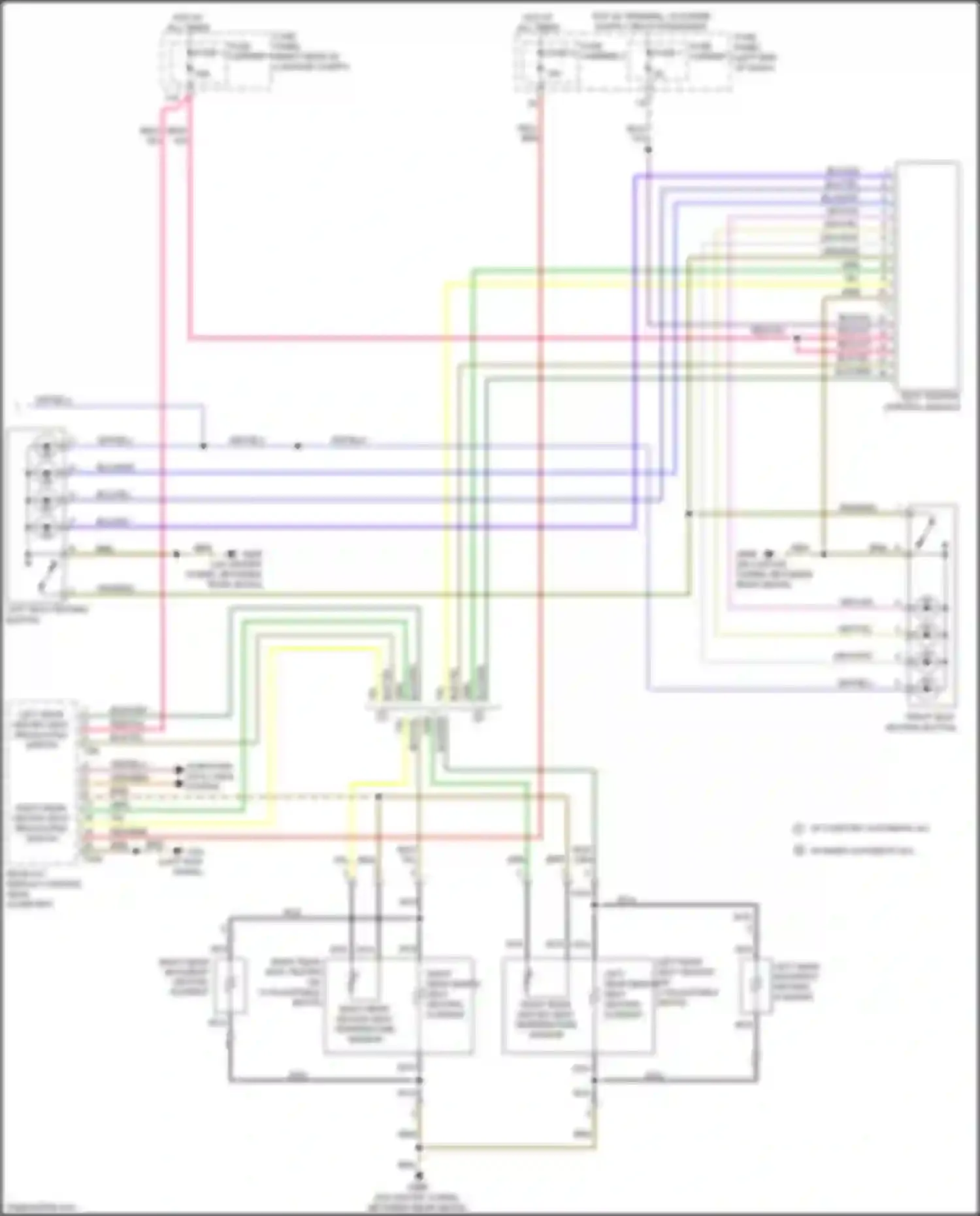 A7 Audi I (2010-2014): Heated seats circuit, w/o ventilation (2 of 2)