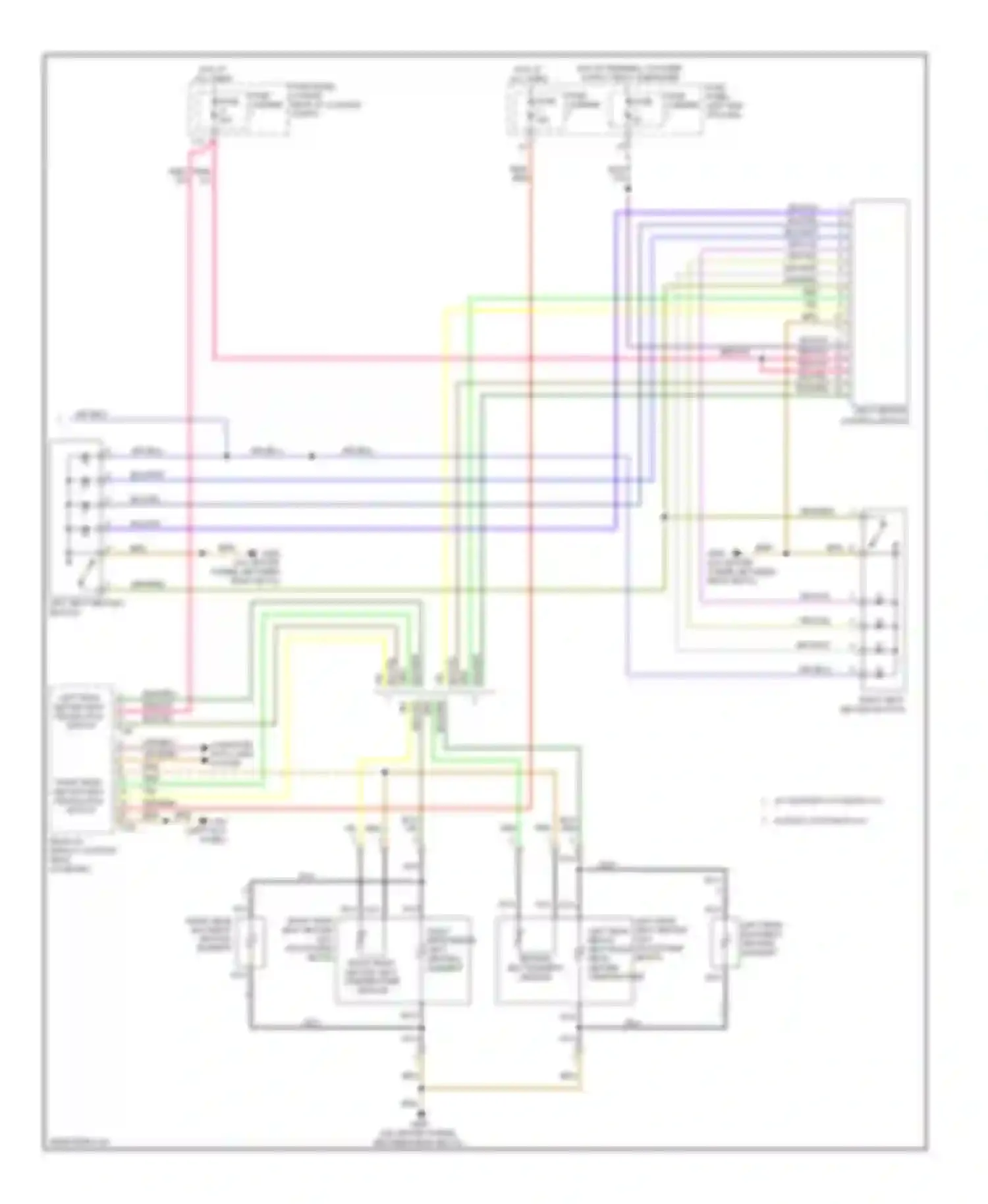 A7 Audi I (2010-2014): Heated seats circuit, without ventilation (2 of 2)